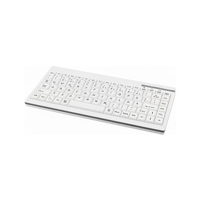 Tastierë me kabllo GCQ Cleantype Easy Protect Compact IP68 / 88 keys / DE Layout - Bardhë