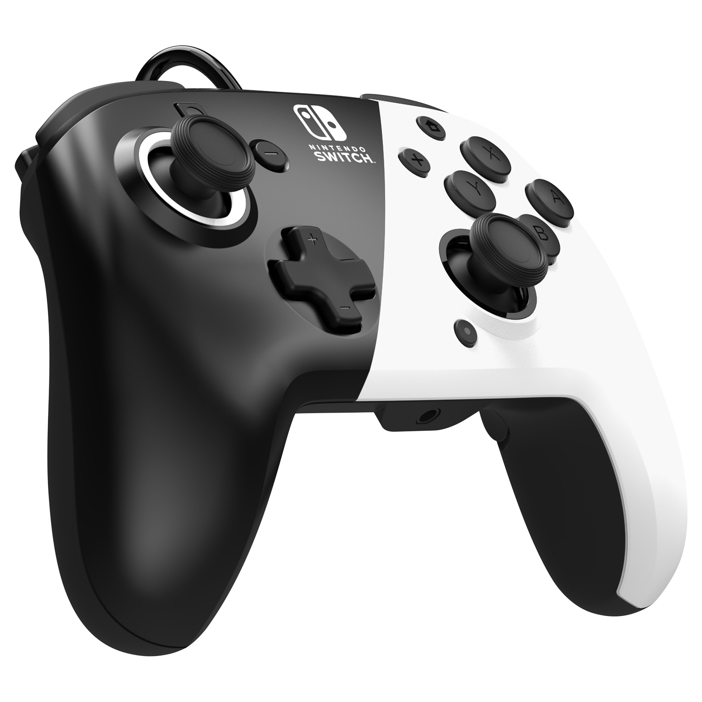 Kontroller Nintendo PDP Faceoff Deluxe+Audio Switch - Zezë / Bardhë - Figura 4