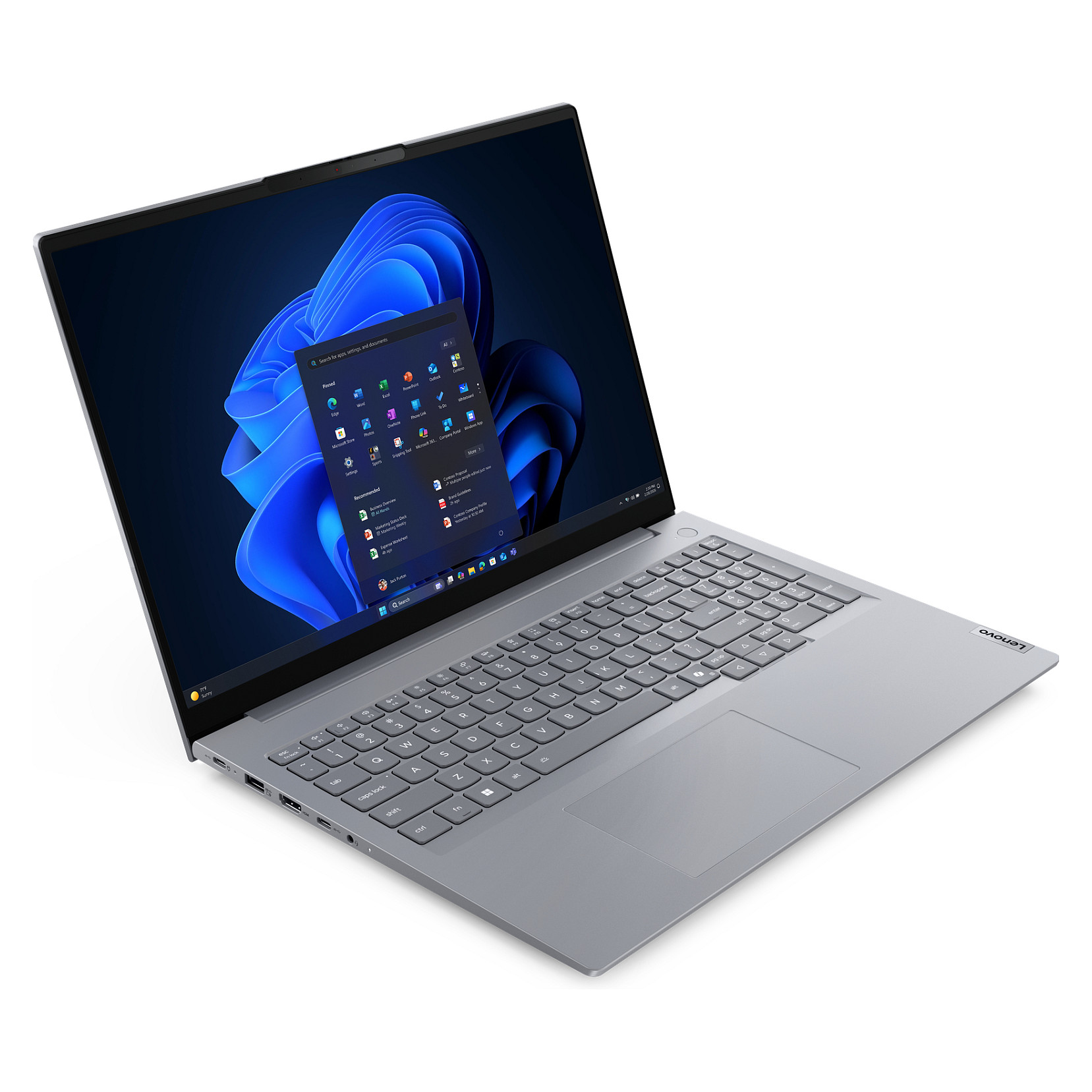 Laptop Lenovo ThinkBook 16 G9 / Ryzen 5 220 / 32GB DDR5 / 1TB / 16" WUXGA IPS 60Hz / AMD Radeon 740M / DE - Gri - Figura 2