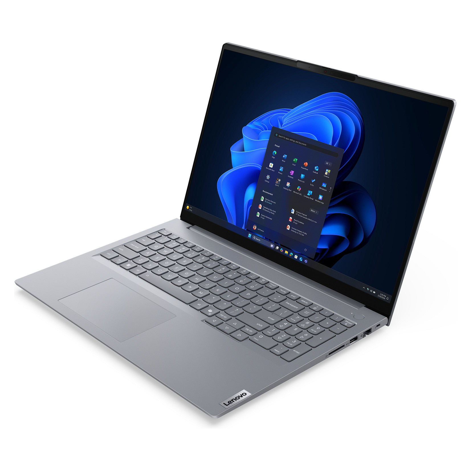 Laptop Lenovo ThinkBook 16 G9 / Ryzen 5 220 / 32GB DDR5 / 1TB / 16" WUXGA IPS 60Hz / AMD Radeon 740M / DE - Gri - Figura 3