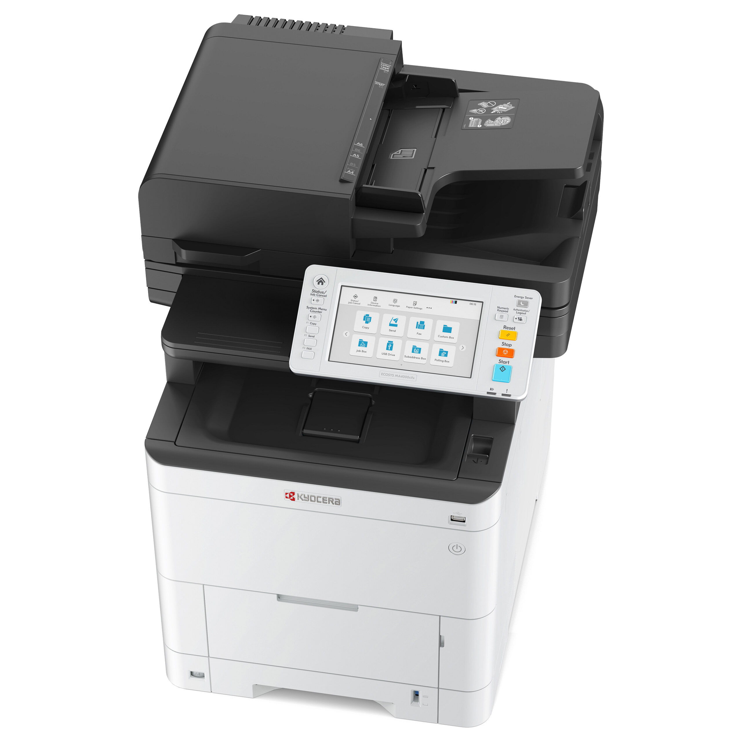 Printer Multifunksional Kyocera ECOSYS MA4000cifx 4in1 / 40ppm - Bardhë/Zezë - Figura 4