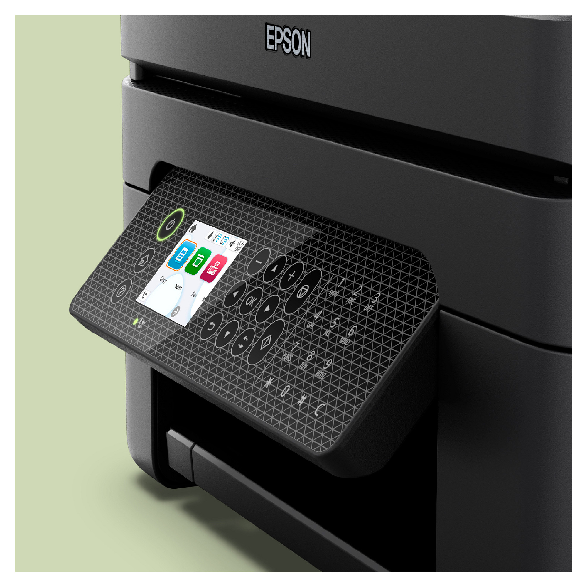 Printer Multifunksional Epson WorkForce WF-2950DWF DIN A4 WiFi 4in1 / 33ppm - Zezë - Figura 2