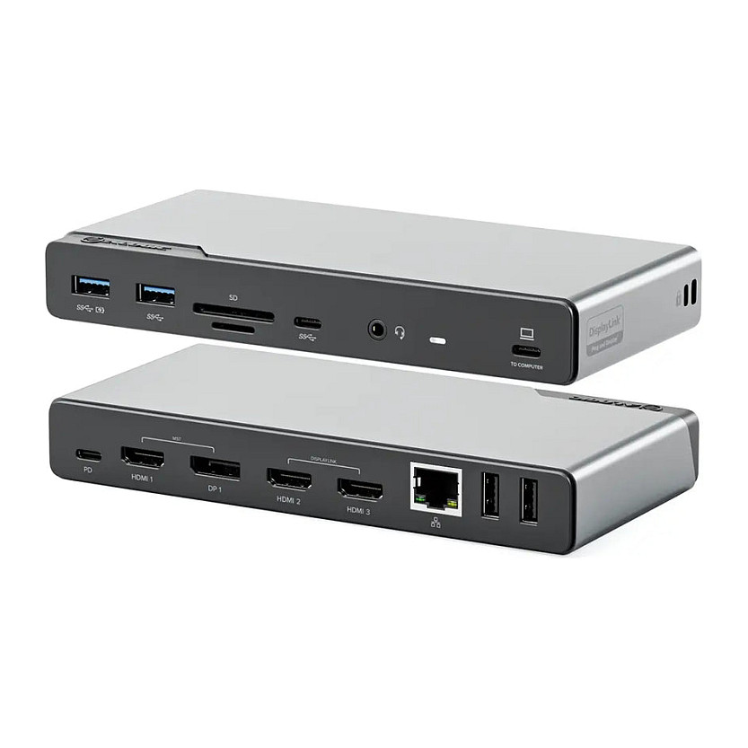 Docking Station Alogic 14-in-1 Wired / USB-C / USB-A / HDMI / DP / PD DV4 Quad Display