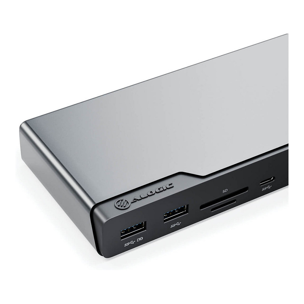 Docking Station Alogic 14-in-1 Wired / USB-C / USB-A / HDMI / DP / PD DV4 Quad Display - Figura 2
