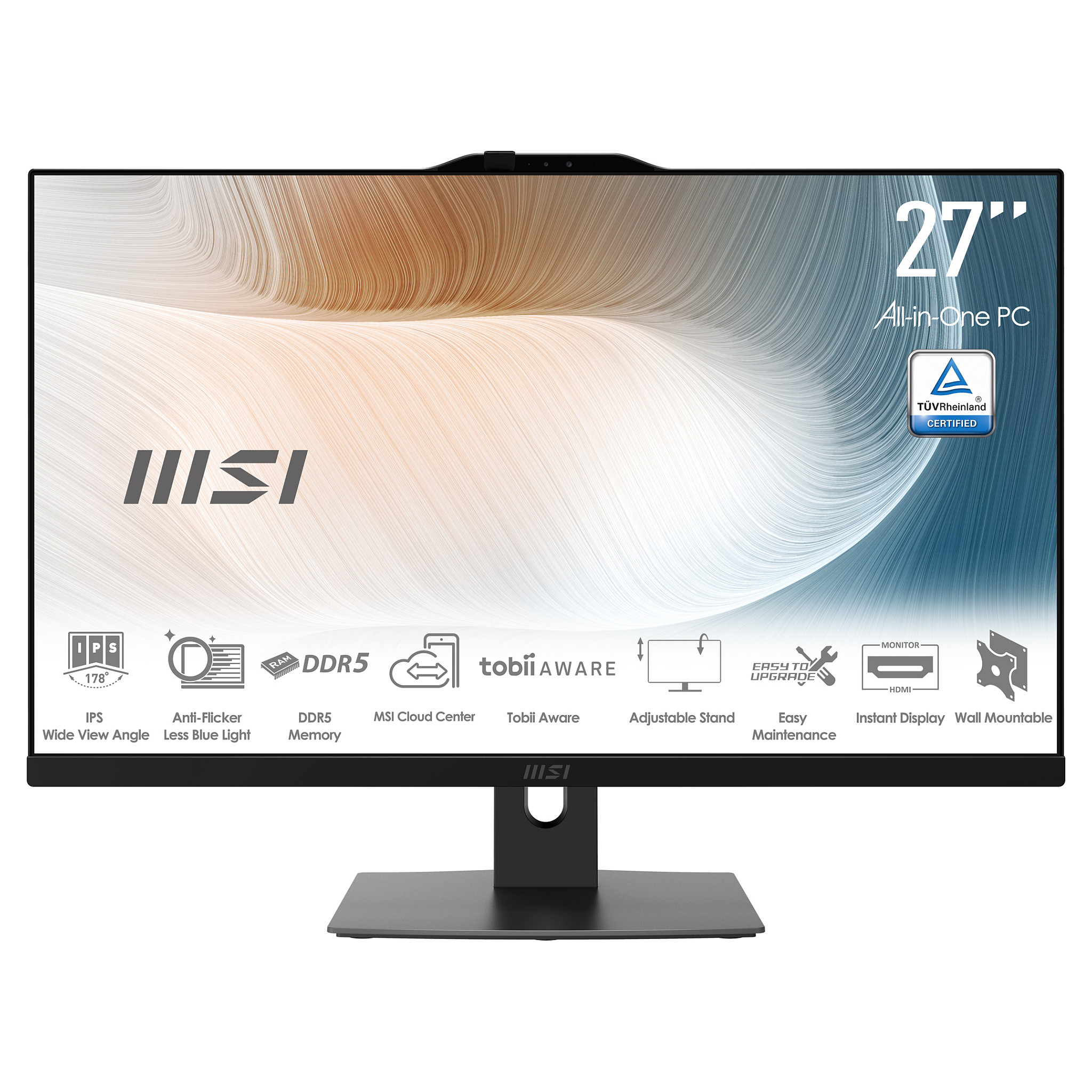 AIO MSI Modern AM242P 1M-1848AT / Core 3 100U / 8GB DDR5 / 256GB / 23.8" Full HD IPS / Intel Graphics - Zezë - Figura 2