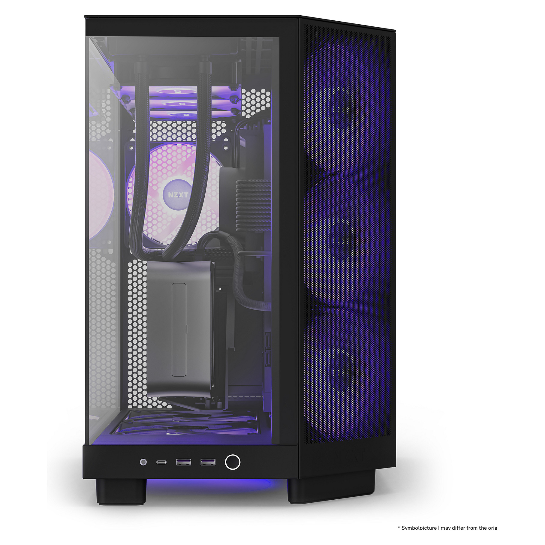 Kasë NZXT H6 Flow RGB CC-H61FB-R -Zezë - Figura 3