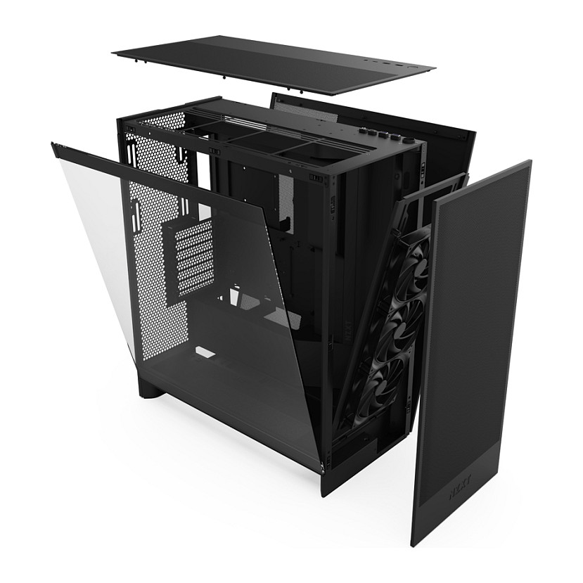 Kasë NZXT H7 Flow TG CM-H72FB-01 -Zezë - Figura 5