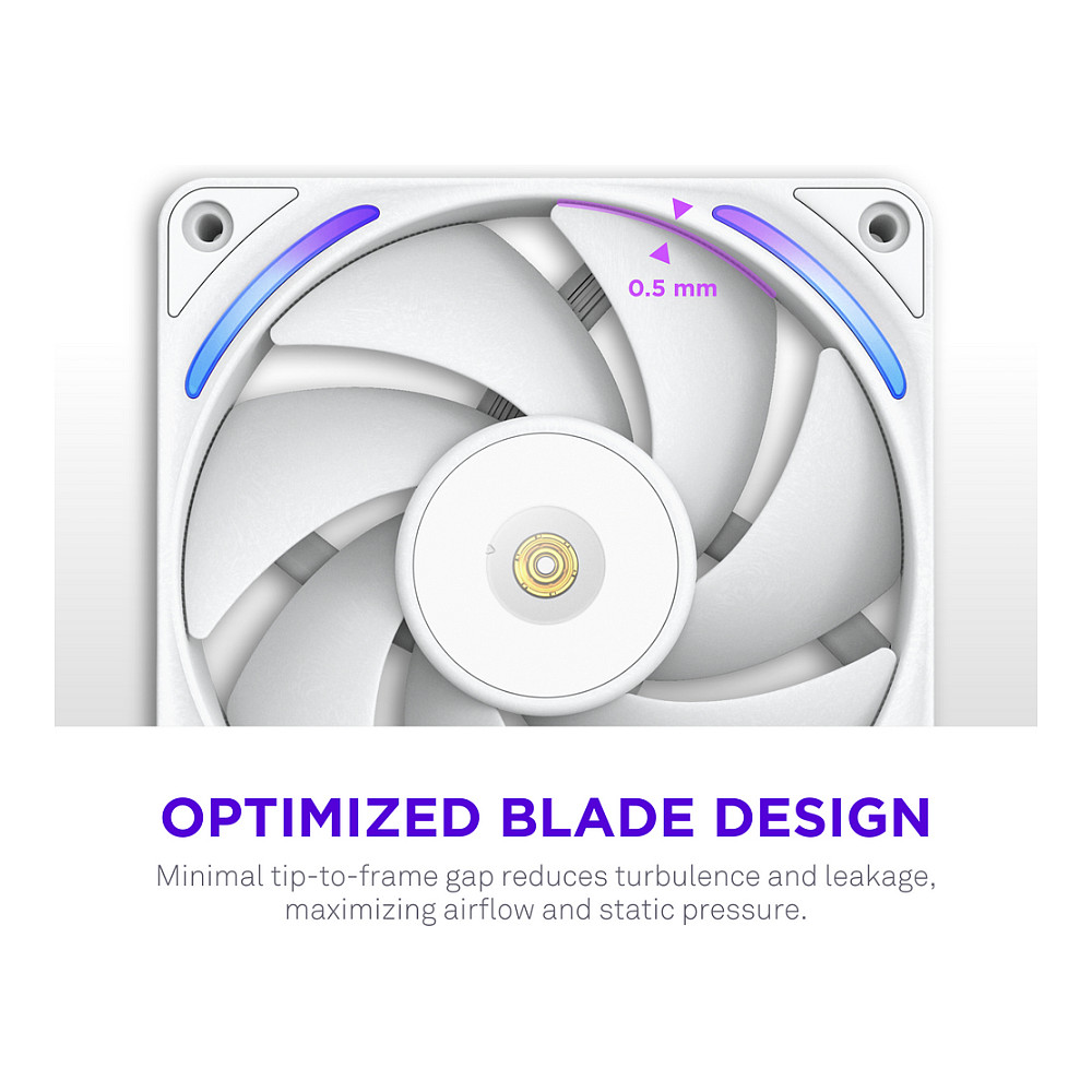 Ftohës për kasë NZXT F-Series F240X RGB Fan 240mm RF-U24PN-W1 - Figura 5