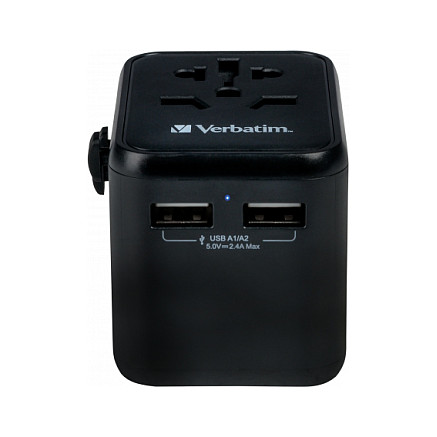 Adapter Verbatim Universal Travel Adapter UTA-01 / 2x USB-A - Figura 2