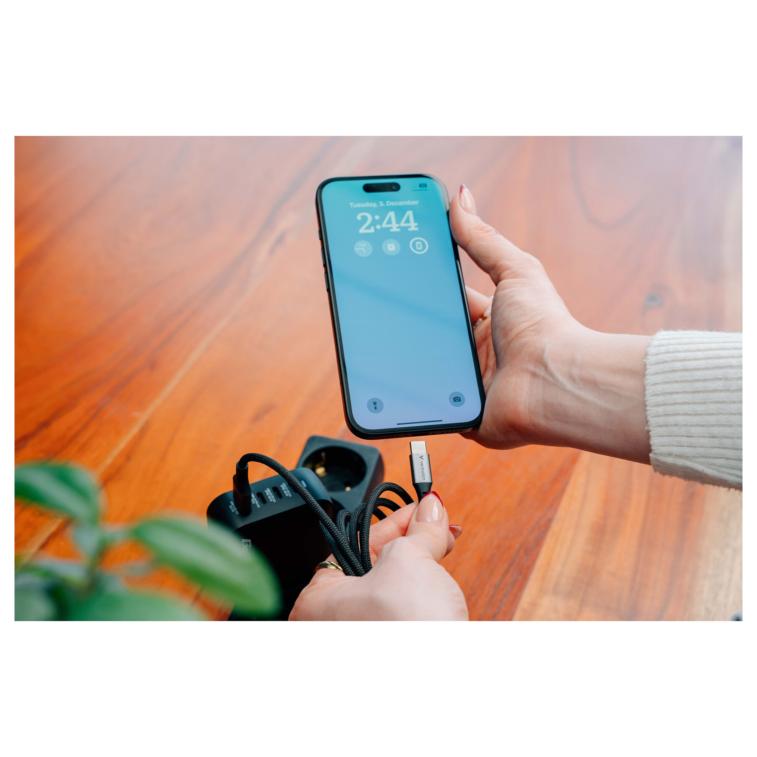 Kabllo USB Verbatim Sync & Charge / USB-C in USB-C / 60W / 120cm - Figura 4