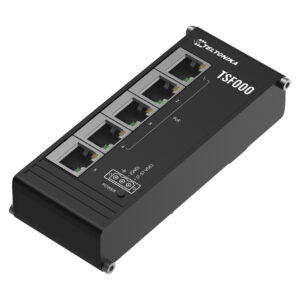 Switch Teltonika TSF000 / Unmanaged / 5xFast Ethernet / PoE+