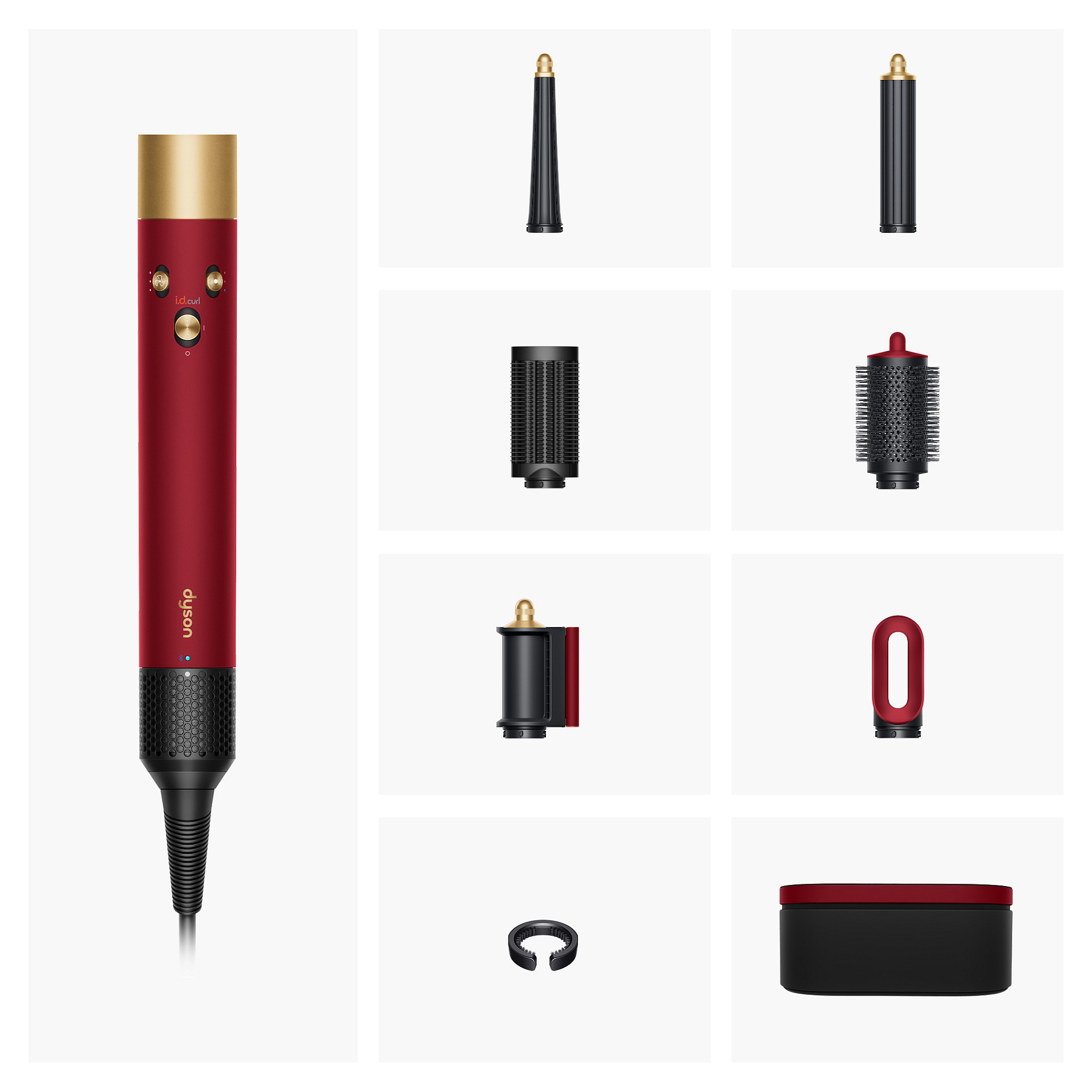 Dyson Airwrap i.d. Straight & Wavy Multistyler – Red Velvet /Gold - Figura 2