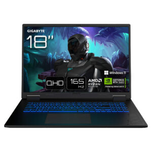 Laptop Gigabyte Gaming A18 / Ryzen 7 260 / 32GB DDR5 / 1TB / 18" WQXGA IPS 165Hz / RTX 5060 8GB / DE - Zezë