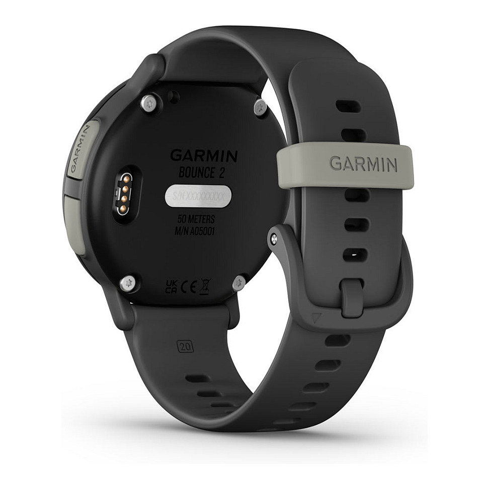 Orë e mençur Garmin Bounce 2 / 43mm – Gri / Zezë - Figura 5