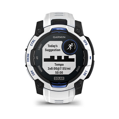 Orë e mençur Garmin Instinct 3 Solar / 45 mm - Zezë / Bardhë