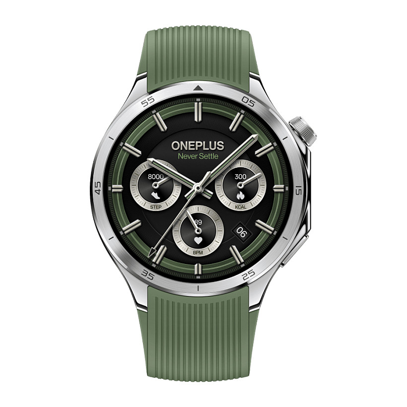 Orë e mençur OnePlus Watch 3 / 46mm – Argjend / Gjelbër