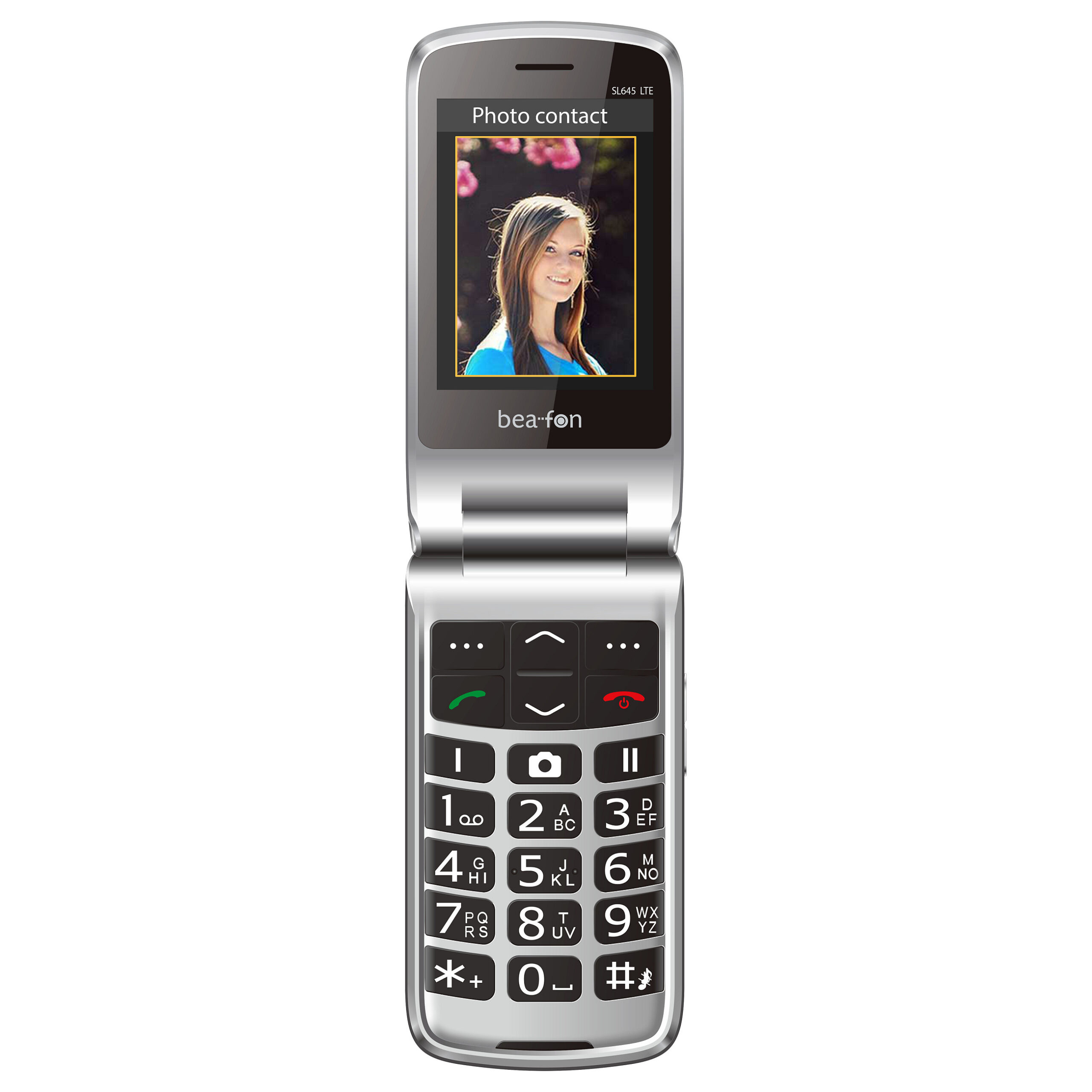 Telefon i thjeshtë Beafon SL645 LTE - Zezë/Argjendi