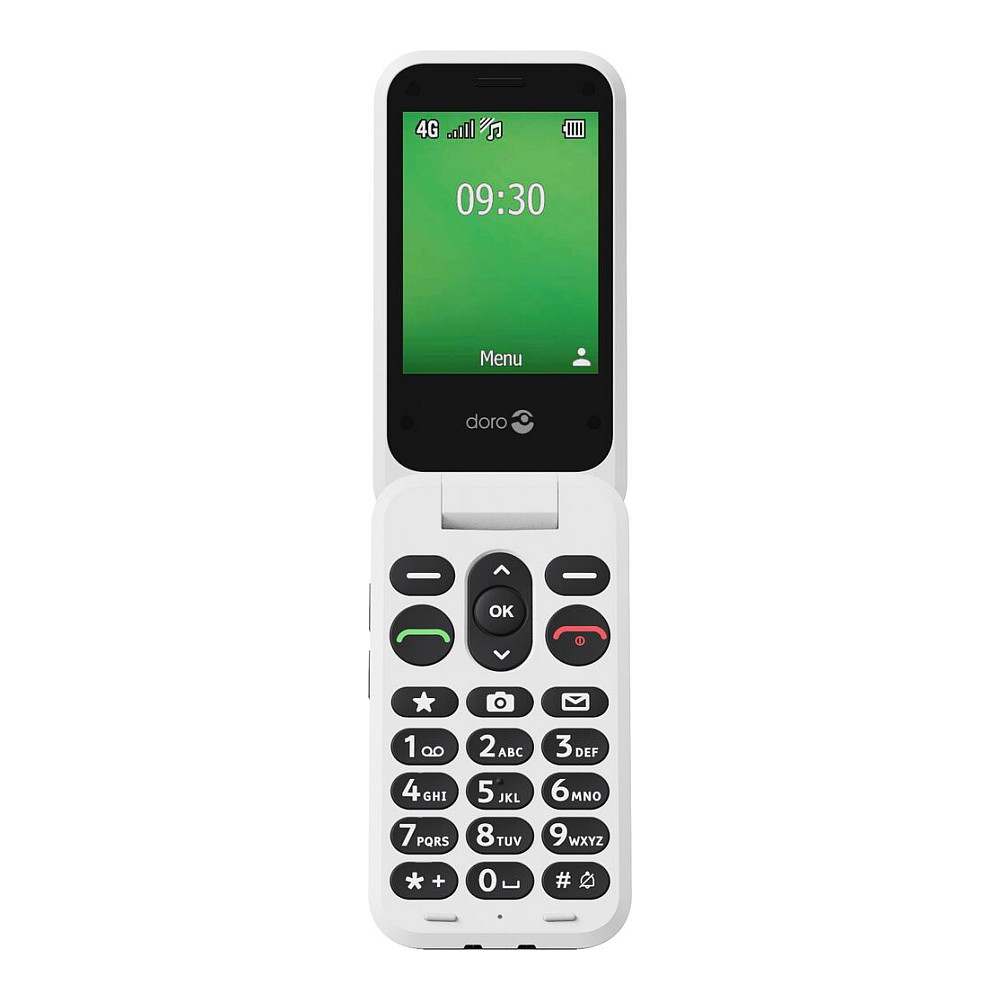 Telefon i thjeshtë Doro Leva E30 LTE - Zezë / Bardhë - Figura 2