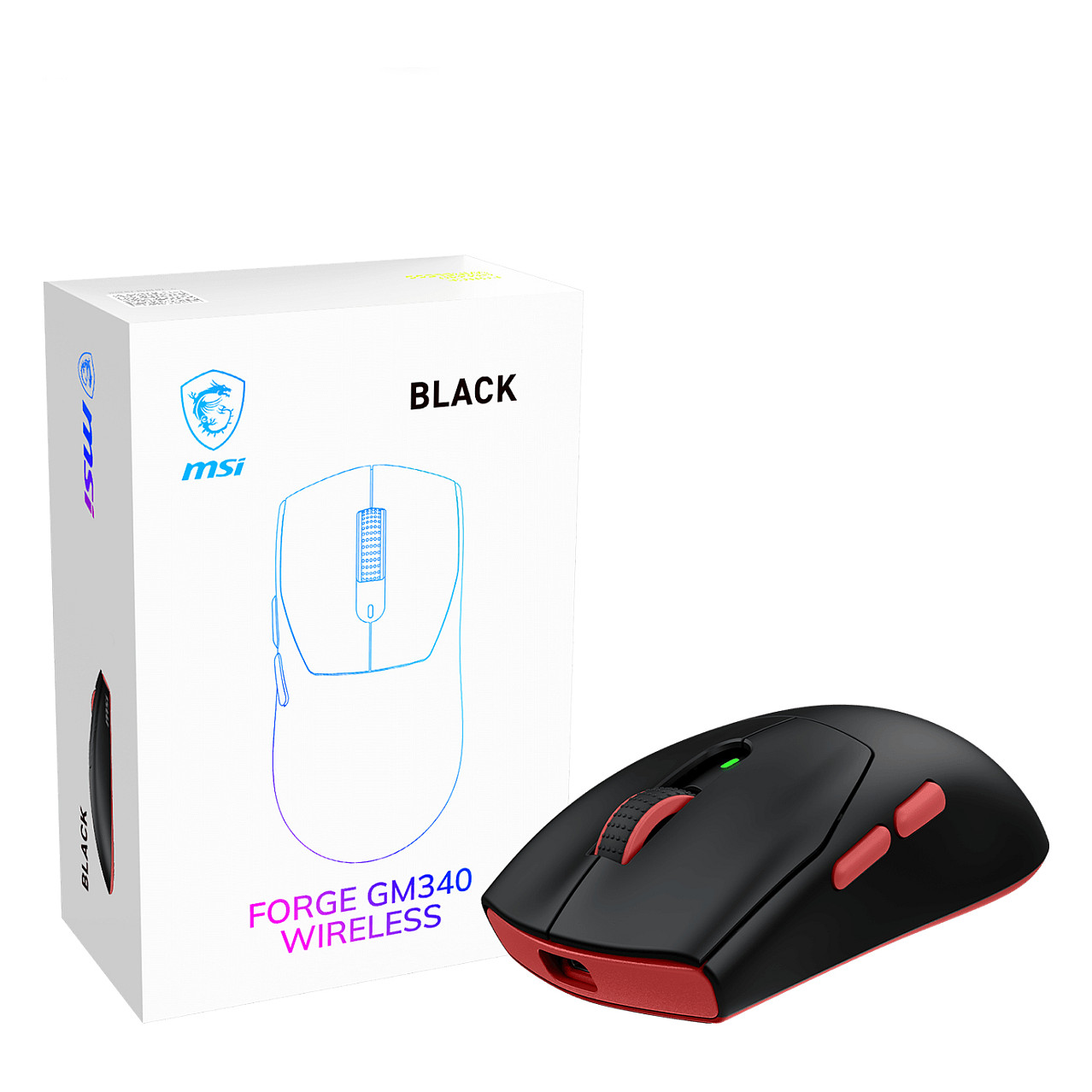 Maus Gaming MSI Forge GM340 / Wireless - Zezë - Figura 2