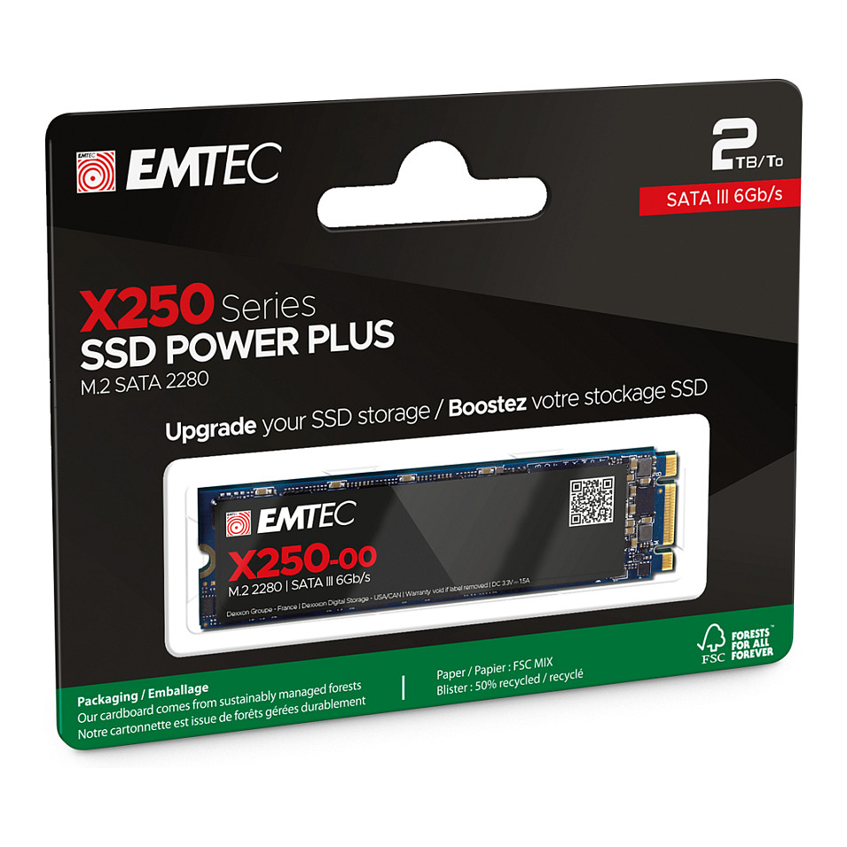 SSD e brendshme Emtec M.2 2TB SATA X250 - Figura 3