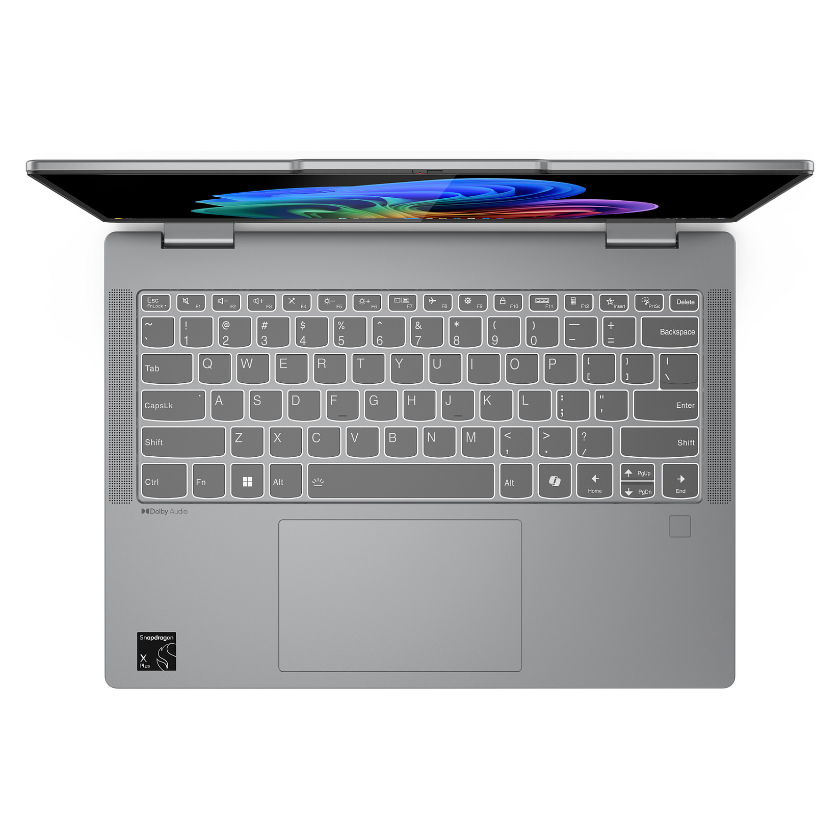 Laptop Lenovo IdeaPad 5 2-in-1 / Qualcomm X1P-42-100 / 24GB LPDDR5x / 1TB / 14" WUXGA OLED Touch 60Hz / Qualcomm Adreno GPU / DE - Luna Grey - Figura 3
