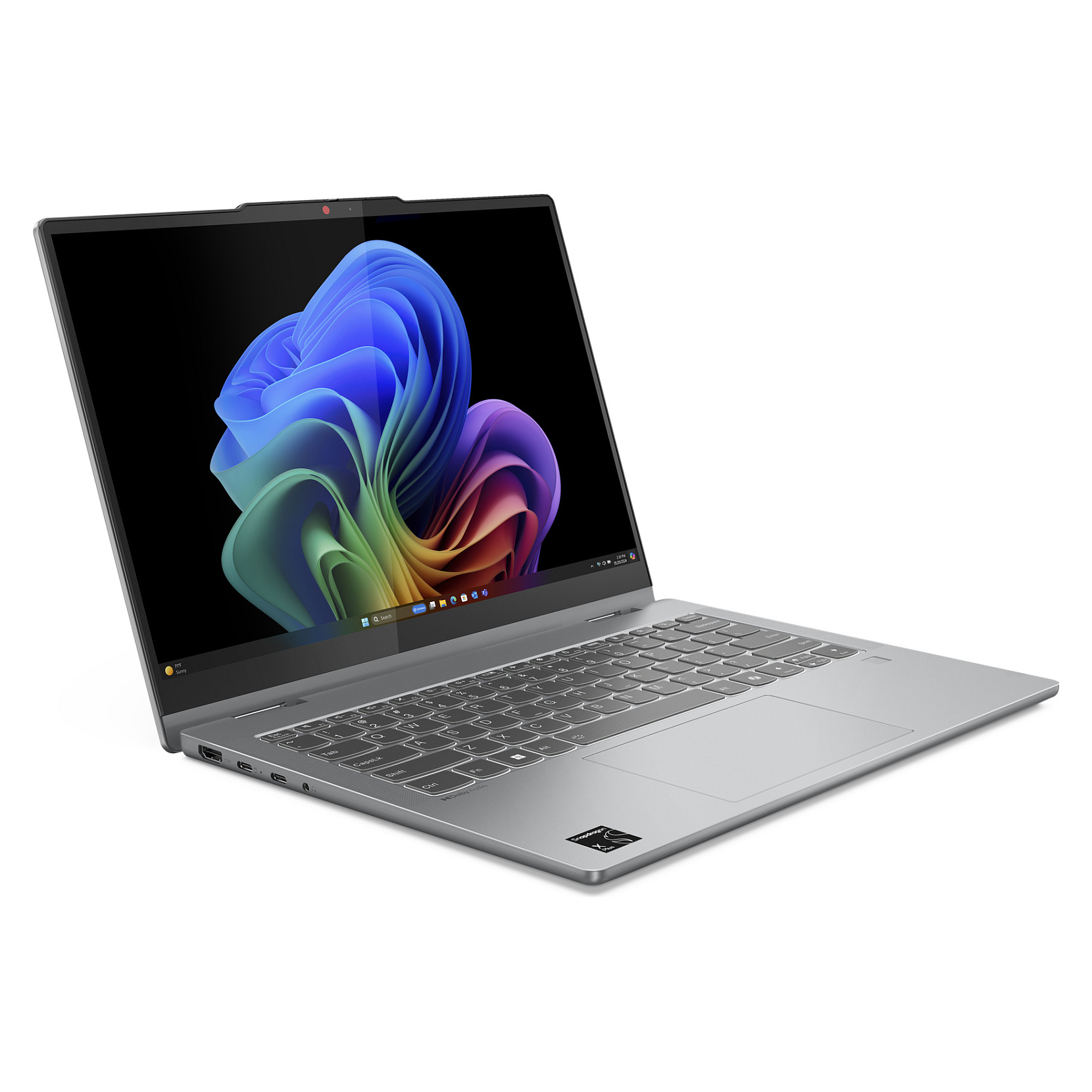 Laptop Lenovo IdeaPad 5 2-in-1 / Qualcomm X1P-42-100 / 24GB LPDDR5x / 1TB / 14" WUXGA OLED Touch 60Hz / Qualcomm Adreno GPU / DE - Luna Grey - Figura 4
