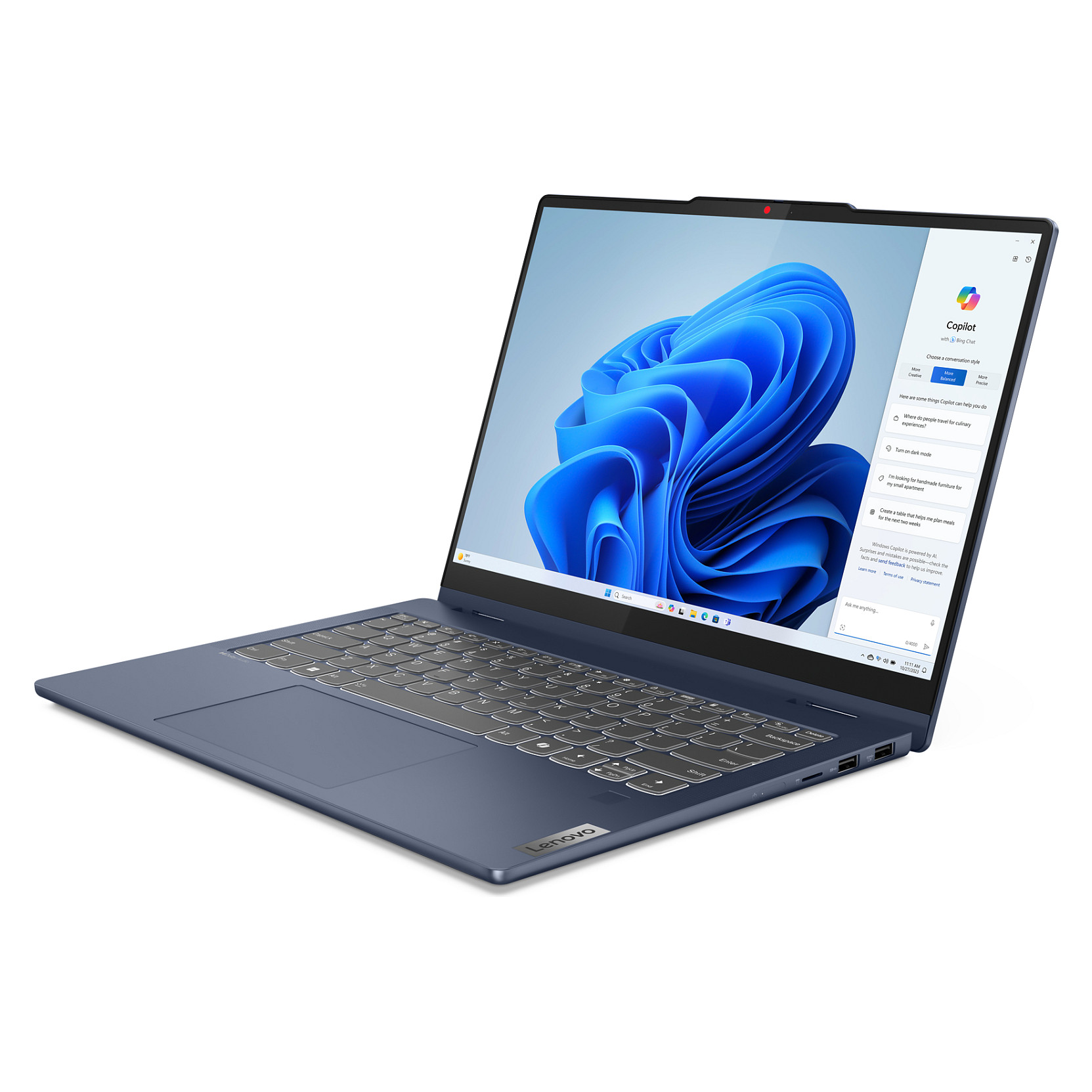 Laptop Lenovo IdeaPad 5 2-in-1 / i5-13420H / 16GB LPDDR5x / 512GB / 14" WUXGA IPS Touch 60Hz / Intel UHD Graphics / DE - Blu e Errët - Figura 5