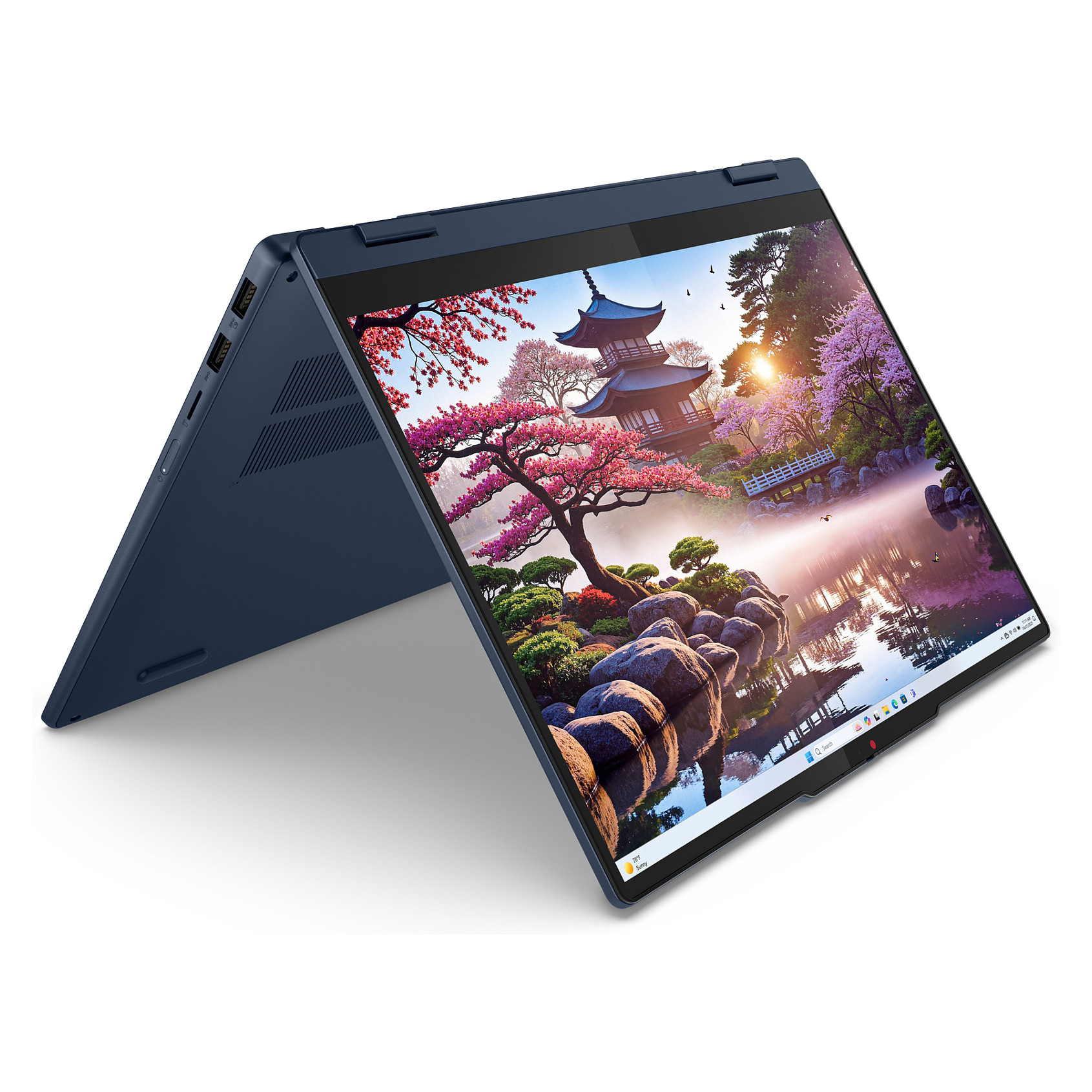 Laptop Lenovo IdeaPad 5 2-in-1 / RYZ AI 7 350 / 16GB LPDDR5x / 1TB / 14" WUXGA OLED Touch 60Hz / AMD Radeon 860M / DE - Blu e Errët - Figura 2