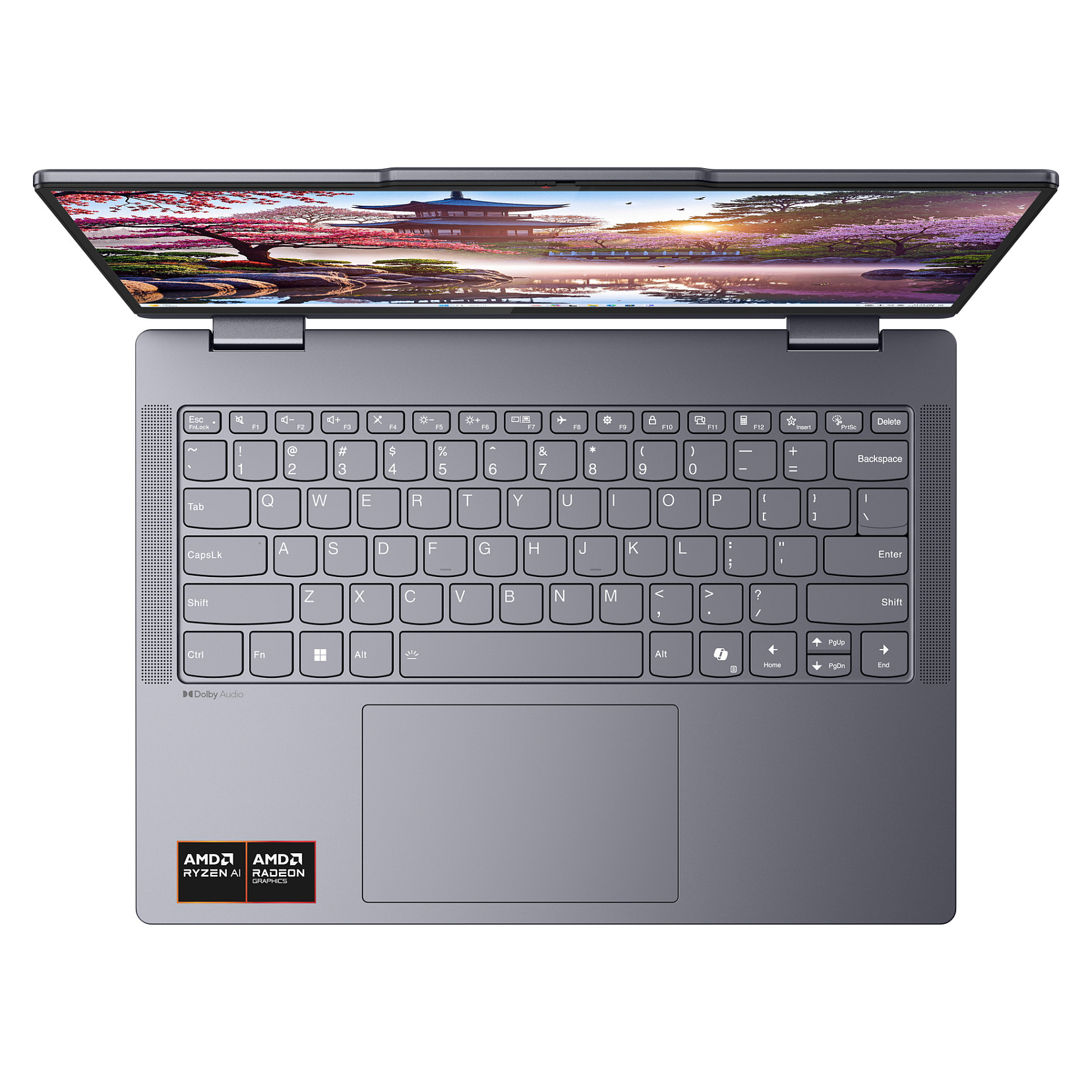 Laptop Lenovo IdeaPad 5 2-in-1/ RYZ AI 5 340 / 16GB LPDDR5x / 512GB / 14" WUXGA IPS AG Touch 60Hz / AMD Radeon 840M / DE - Gri - Figura 3