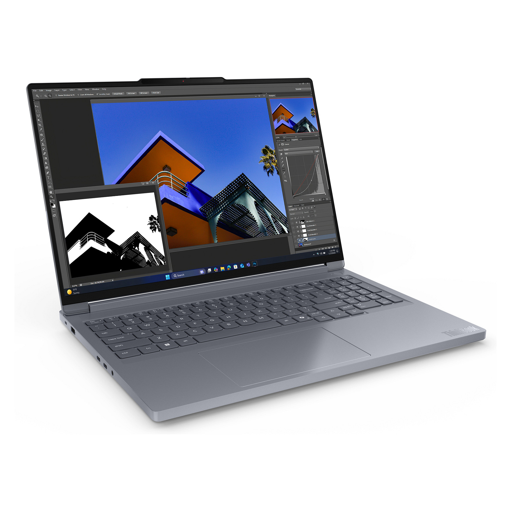 Laptop Lenovo ThinkBook 16p G6 / RYZ9 8940HX / 32GB DDR5 / 1TB / 16" WQXGA IPS AG 240Hz / RTX5060 8GB / DE - Gri - Figura 2