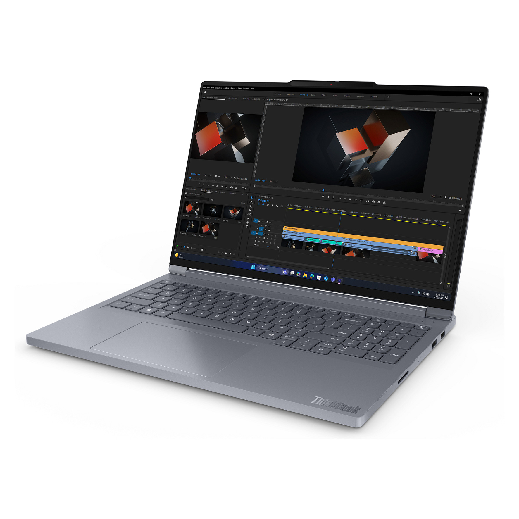 Laptop Lenovo ThinkBook 16p G6 / RYZ9 8940HX / 32GB DDR5 / 1TB / 16" WQXGA IPS AG 240Hz / RTX5060 8GB / DE - Gri - Figura 3