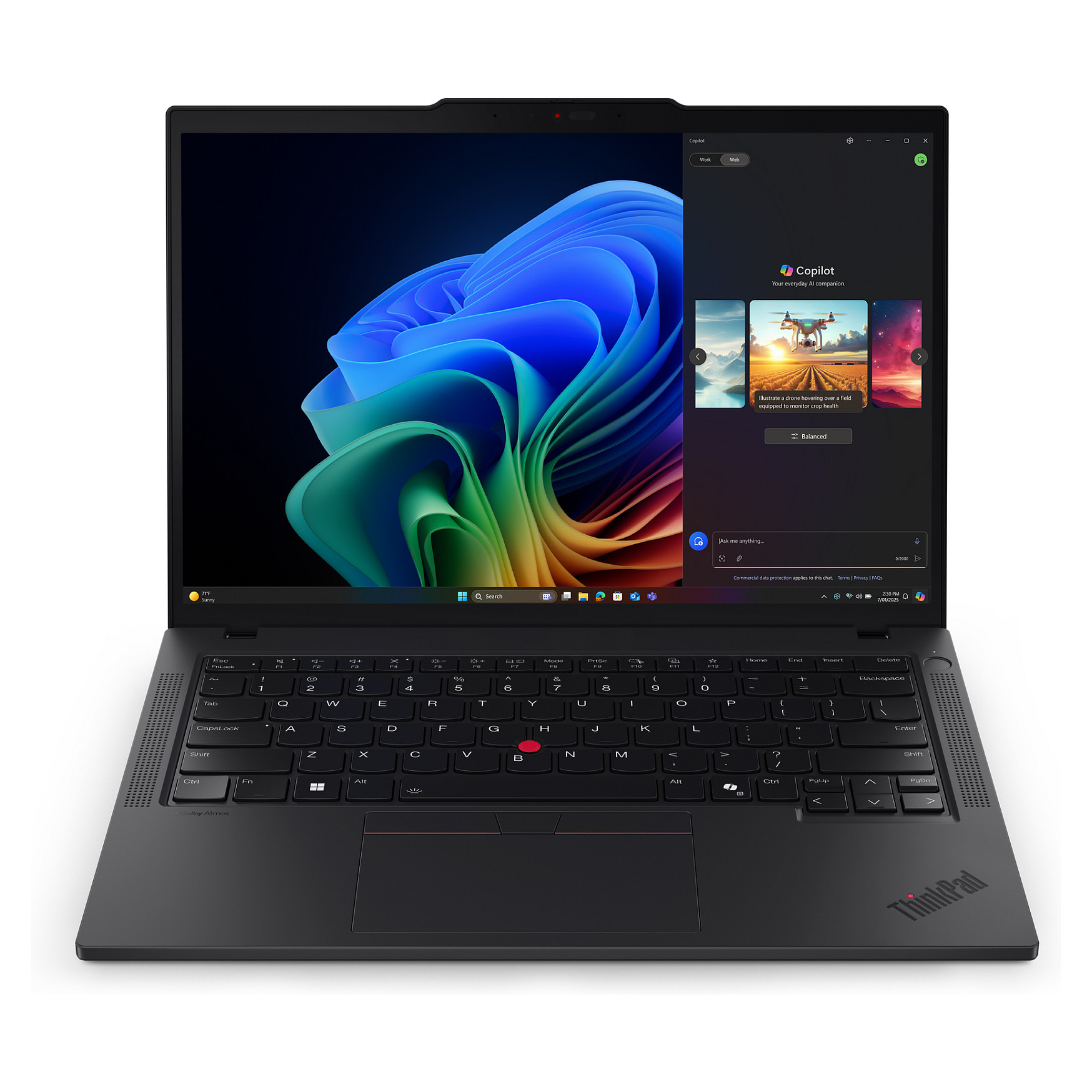 Laptop Lenovo ThinkPad T14 G6 / RYZ AI 5 PRO 340 / 32GB DDR5 / 512GB / 14" WUXGA IPS AG 60Hz / AMD Radeon 840M / DE - Zezë - Figura 3