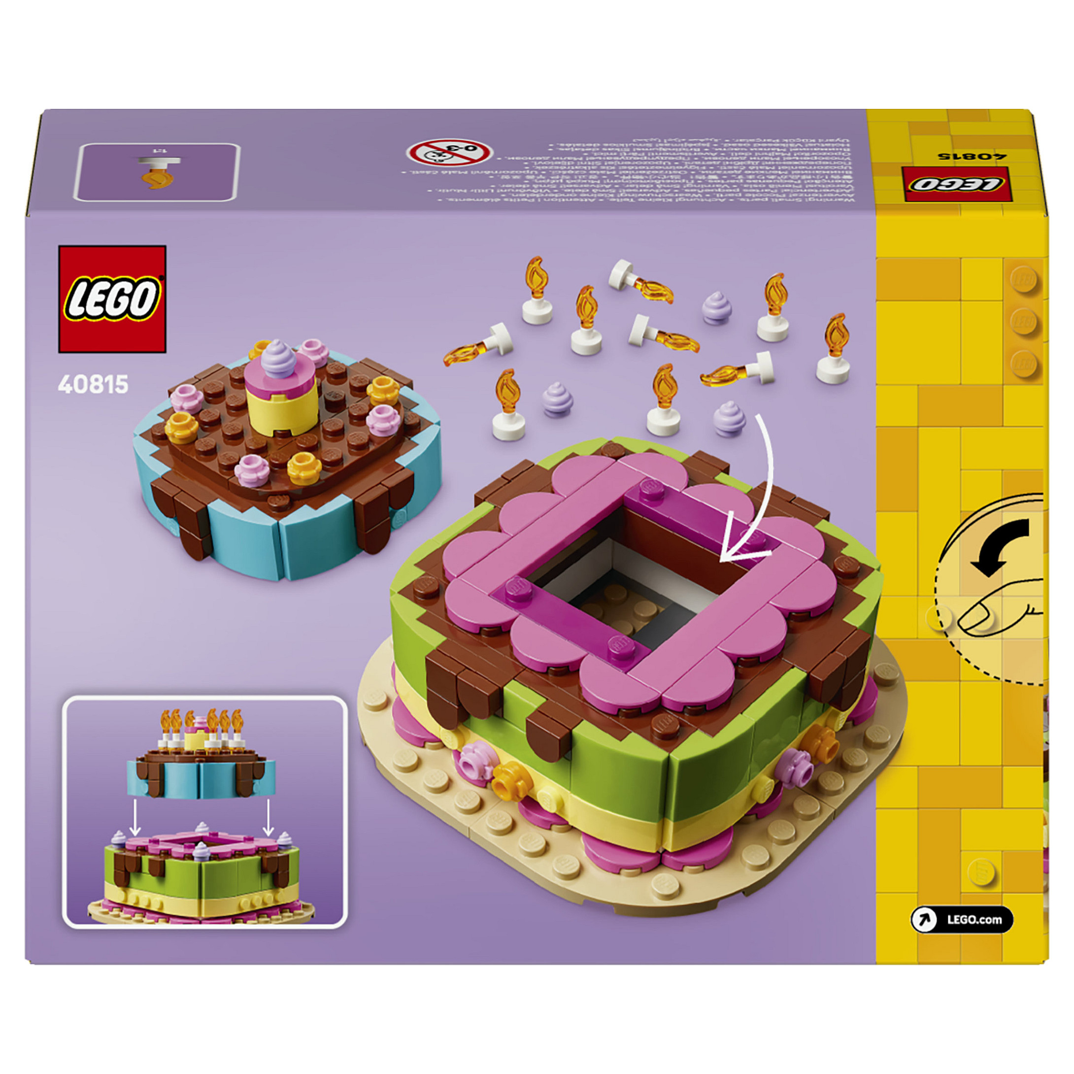LEGO Birthday Cake 40815 - Figura 3