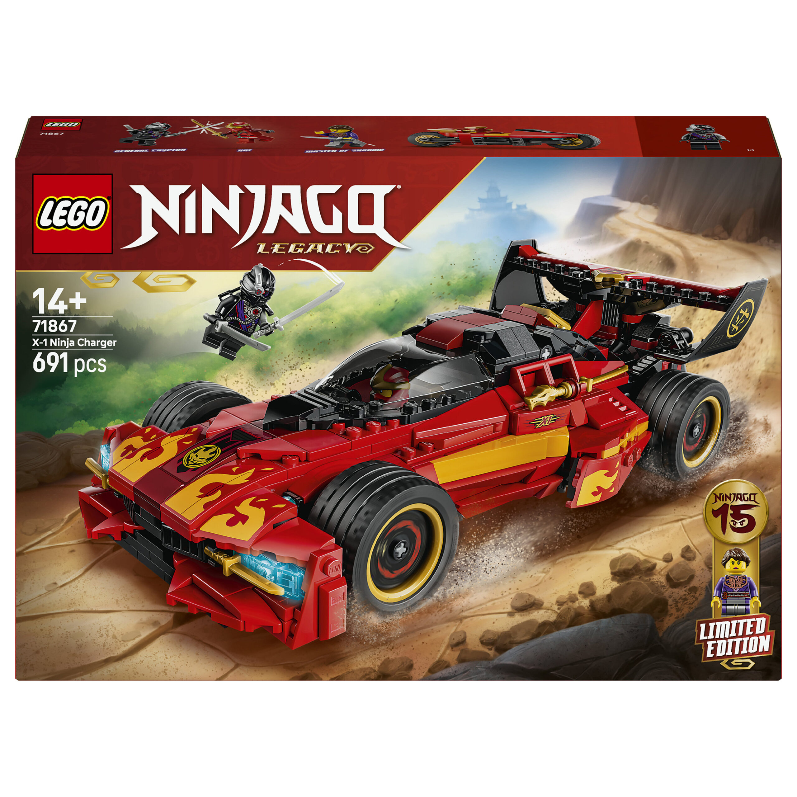 LEGO Ninjago 15th Anniversary X-1 Ninja Charger 71867
