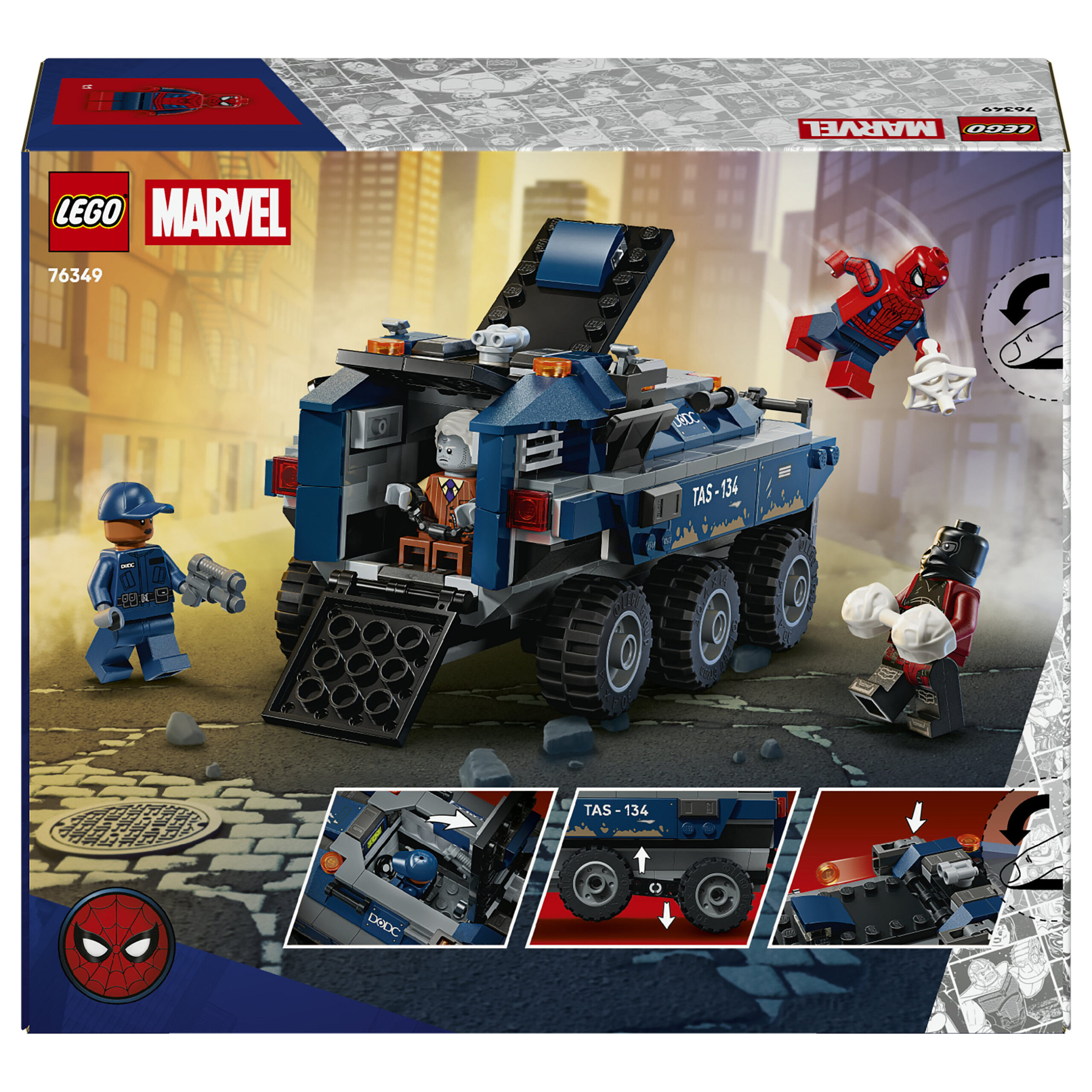 LEGO Spider-Man Prison Transport Chase 76349 - Figura 5