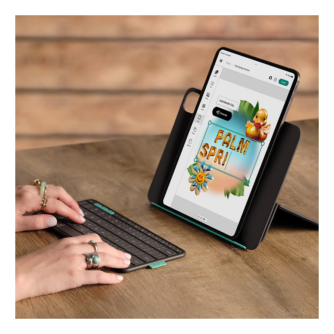 Aksesorë për tablet Logitech Flip Folio for 10.9" iPad Air (5thgen) & iPad Pro 11" / AZERTY - Grafit - Figura 2