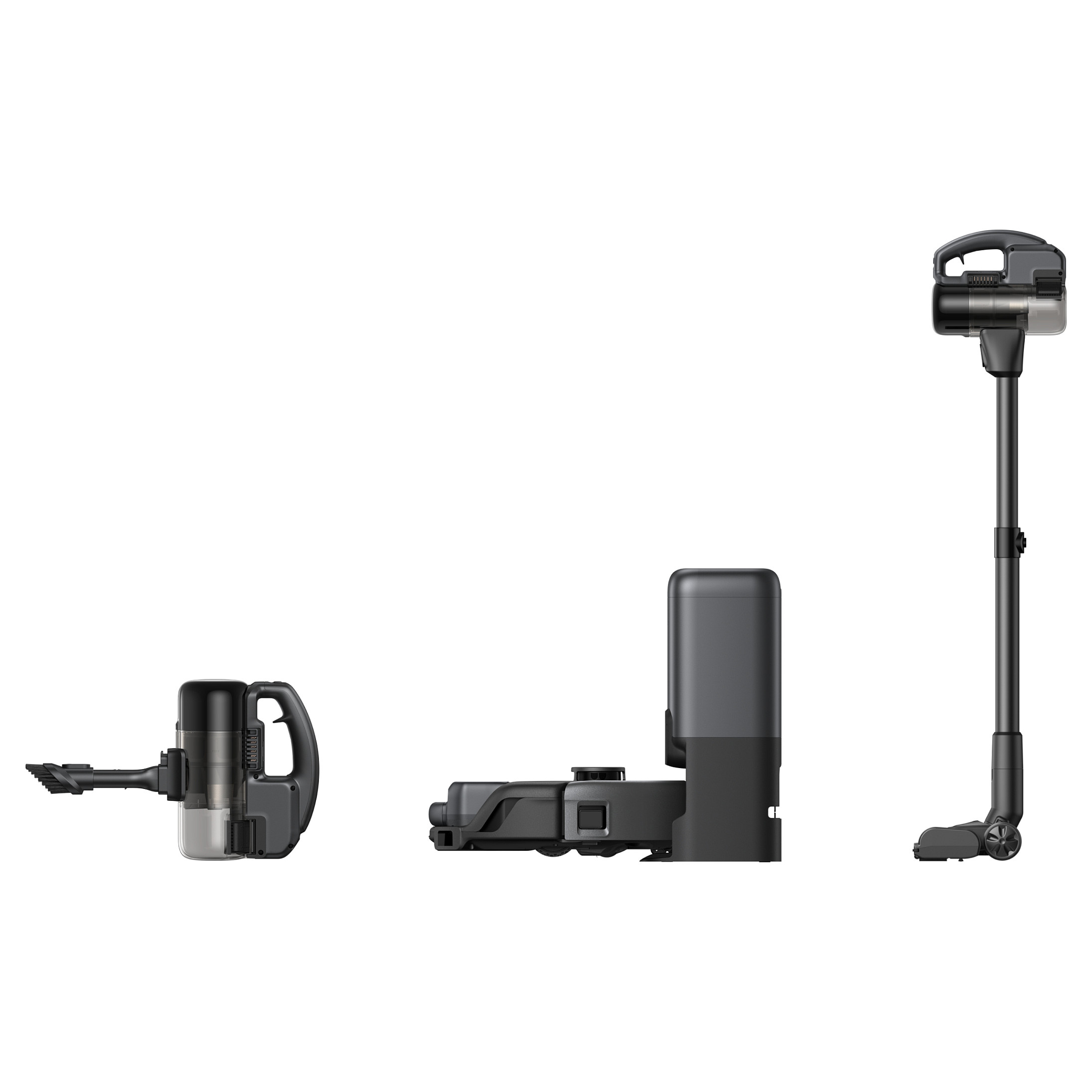 Fshesë me vakum 3-në-1 E20 Robot Stick & Handheld Vacuum Cleaner - Zezë - Figura 5