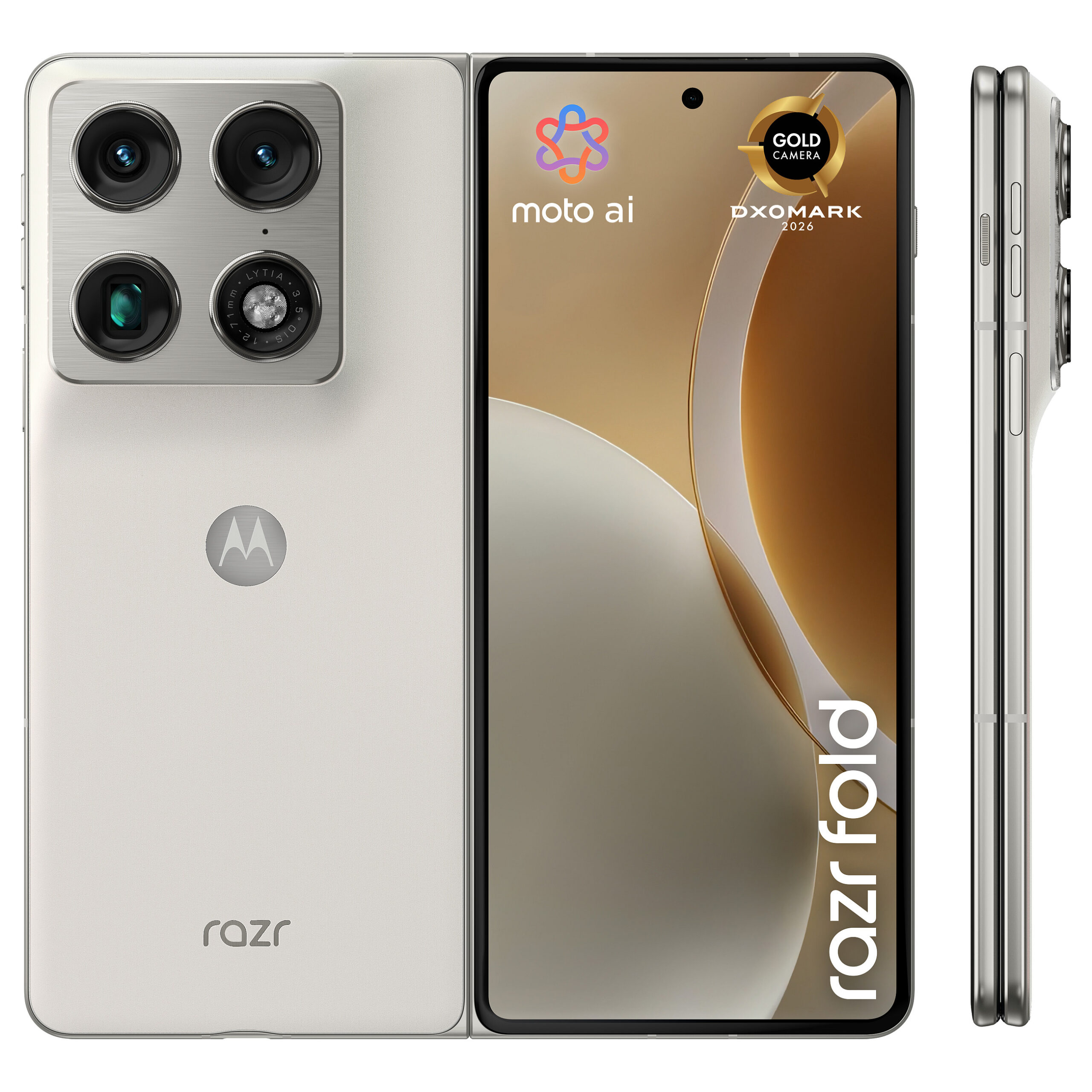 Telefon Motorola Razr Fold 8.09" / 6.56" / 16GB / 512GB - Lily White - Figura 2