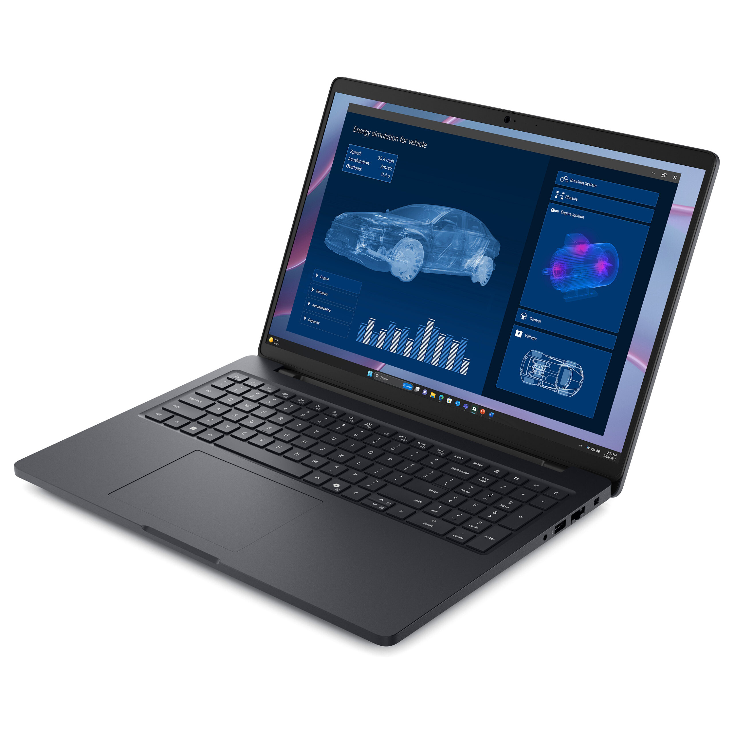 Laptop Dell Pro Max 16 / Ryzen AI 7 Pro 350 / 32GB LPDDR5x / 512GB / 16" Full HD+ WVA AG 60Hz / RTX PRO 500 6GB / DE - Zezë - Figura 3