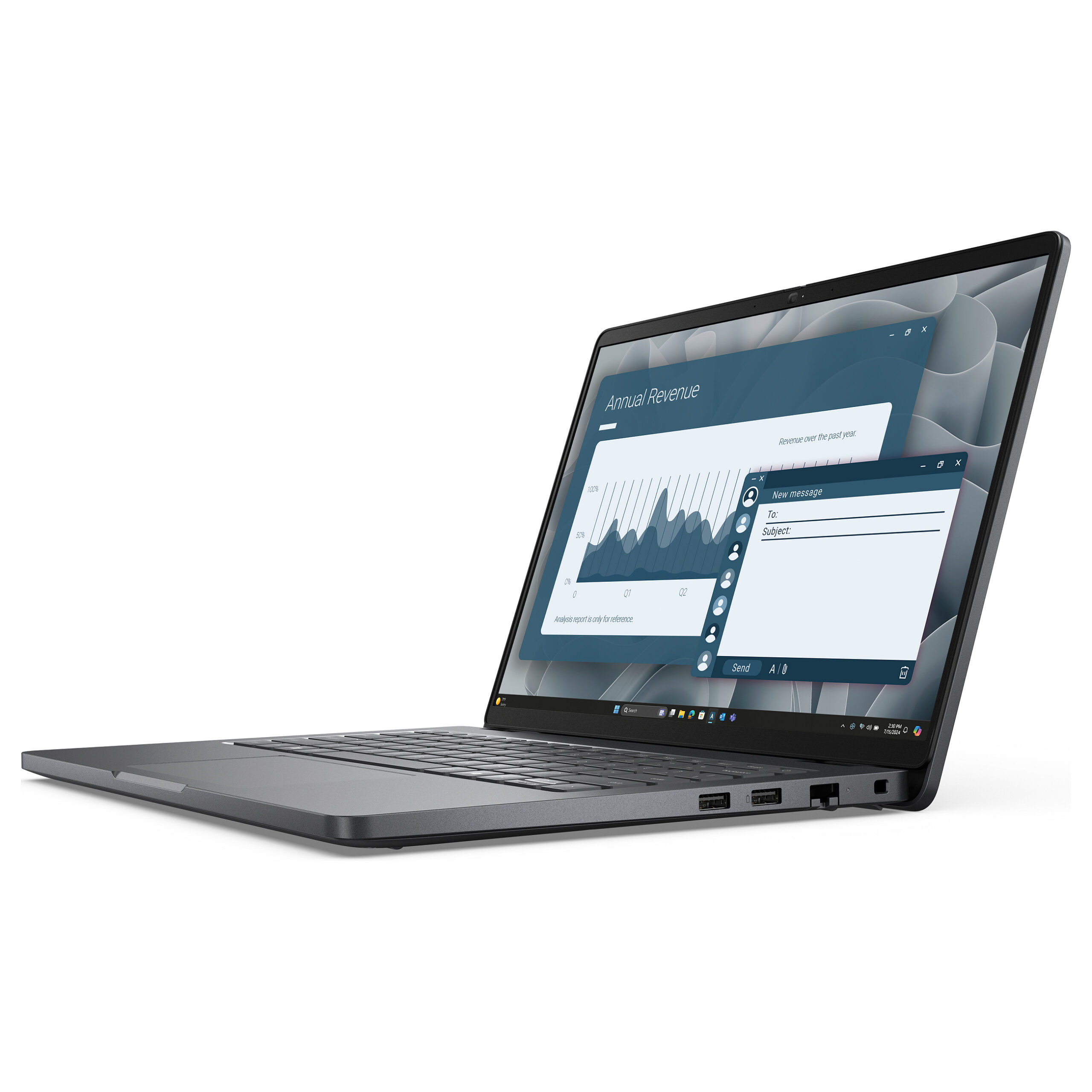 Laptop Dell Pro 14 PC14255 / Ryzen 5 Pro 215 / 16GB DDR5 / 512GB / 14" Full HD+ IPS 60Hz / AMD Radeon 740M / DE - Zezë - Figura 3