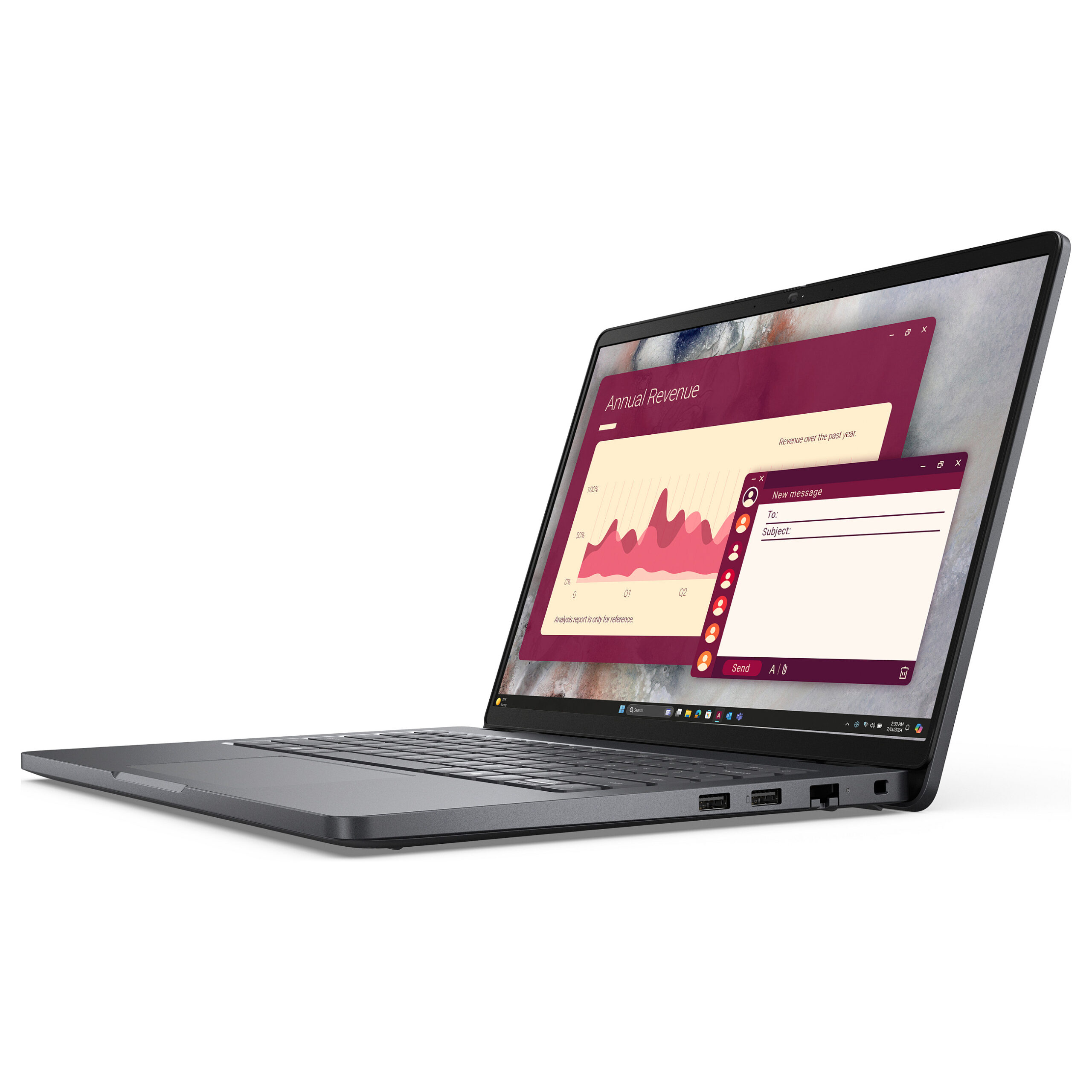 Laptop Dell Pro 14 PC14250 / Ultra 5 225U / 16GB DDR5 / 512GB / 14" Full HD+ IPS 60Hz / Intel Graphics / DE - Zezë - Figura 3