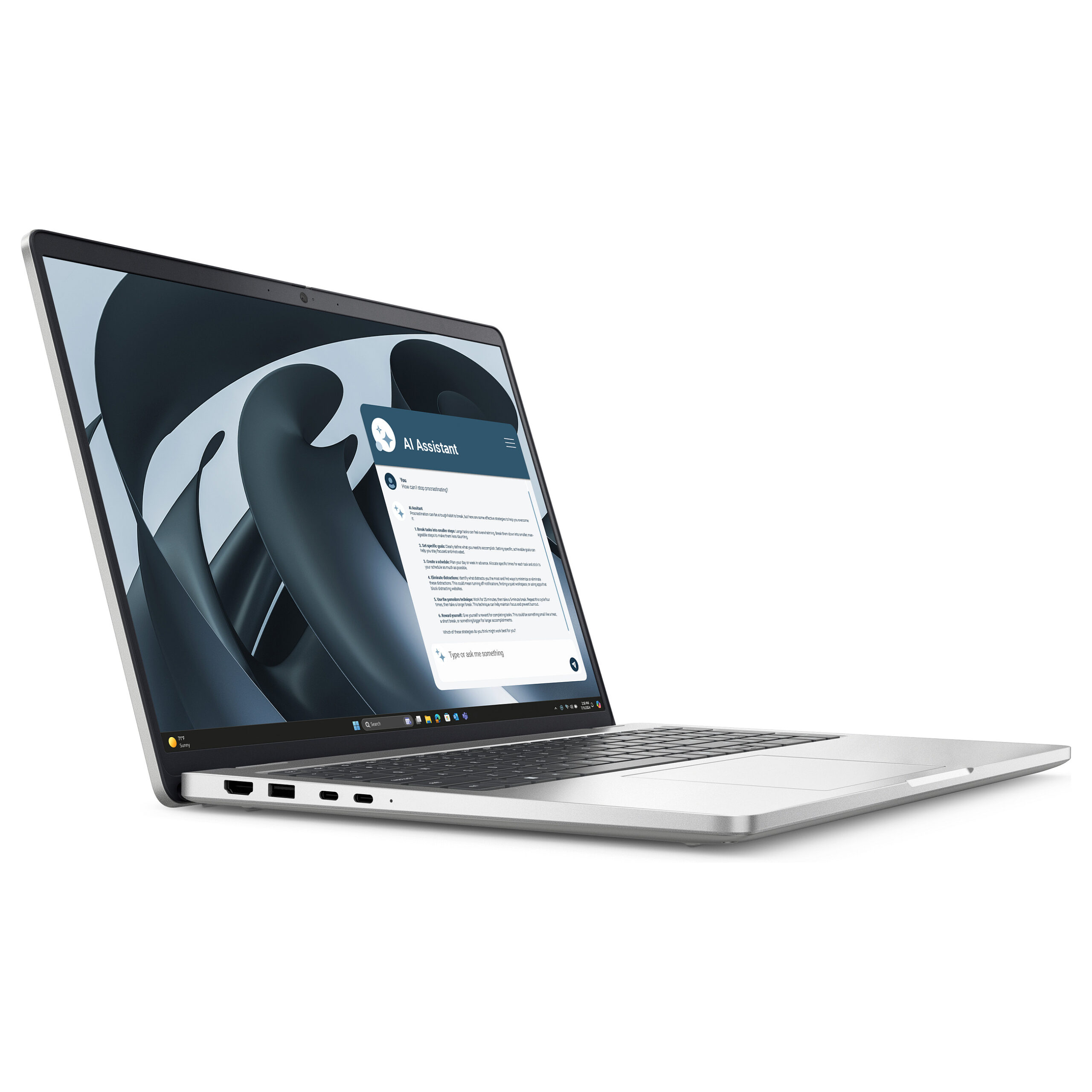 Laptop Dell Pro 16 Plus PB16255 / Ryzen 5 Pro 230 / 16GB LPDDR5x / 512GB / 16" Full HD+ WVA 60Hz / AMD Radeon 760M / DE - Aluminium - Figura 2