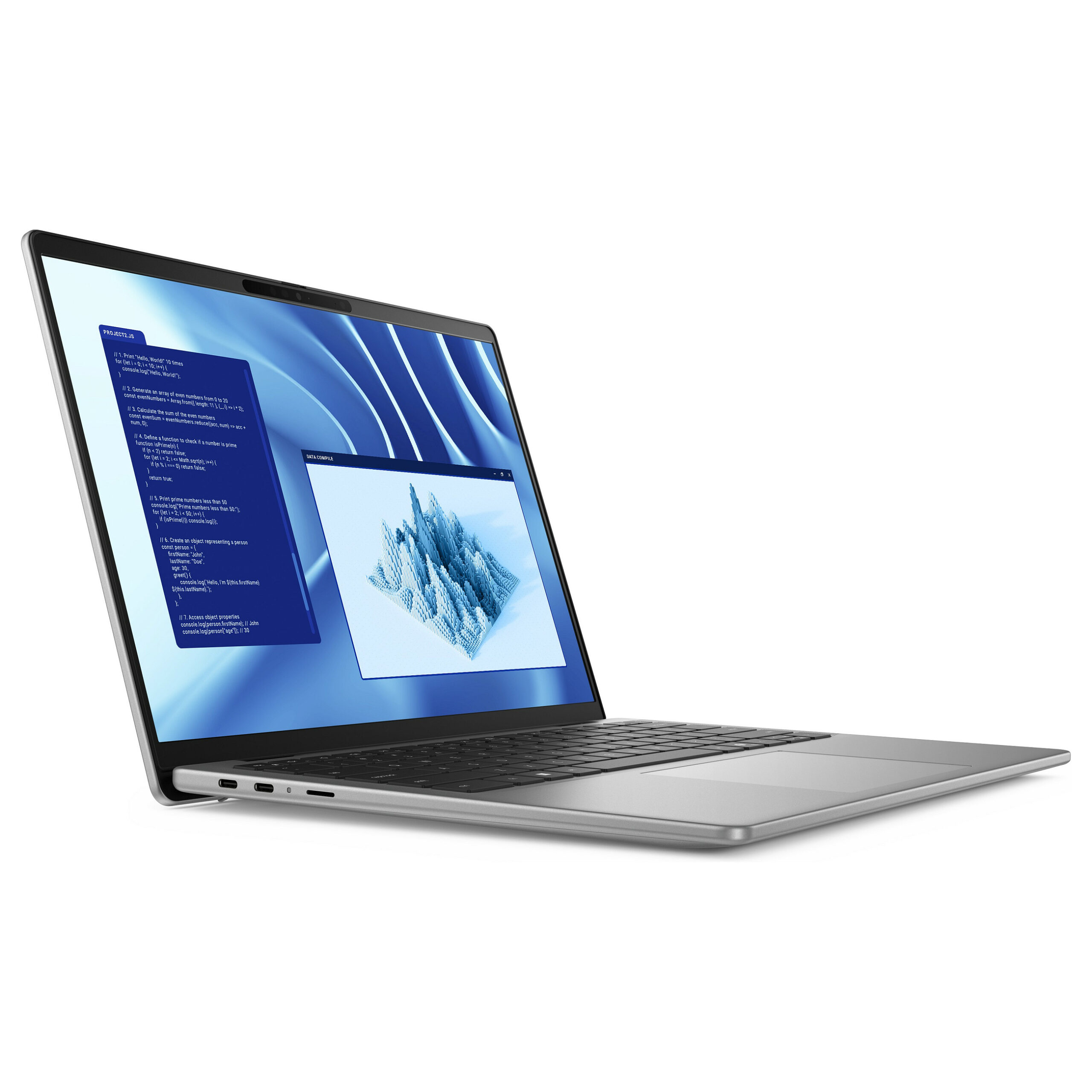 Laptop Dell Latitude 7455 / Qualcomm Snapdragon XElite12C / 32GB LPDDR5x / 1TB / 14" Quad HD+ IPS Touch AG 60Hz / Qualcomm Adreno GPU / DE - Gri - Figura 5