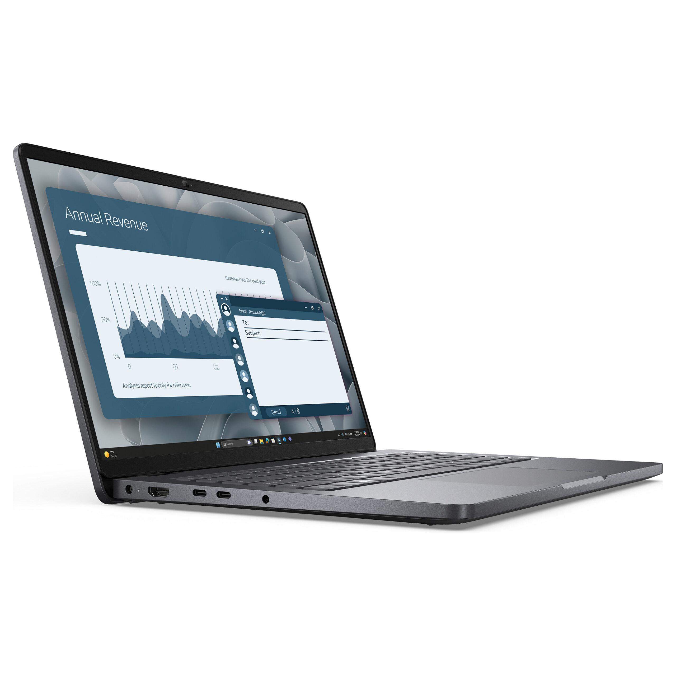 Laptop Dell Pro 14 PC14255 / RYZ5 PRO 230 / 16GB DDR5 / 512GB / 14" Full HD+ IPS AG 60Hz / AMD Radeon 760M / DE - Zezë - Figura 2
