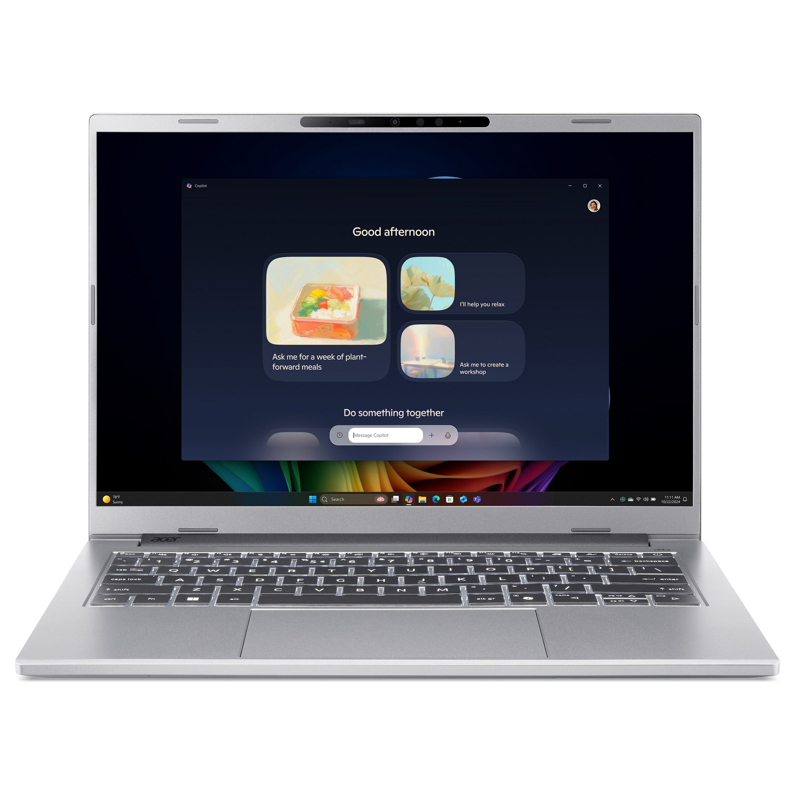 Laptop Acer Aspire 14 AI OLED A14-61M-R6YA / RYZ AI R5-340 / 16GB LPDDR5x / 1TB / 14" WUXGA OLED / AMD Radeon 840M / DE - Argjend