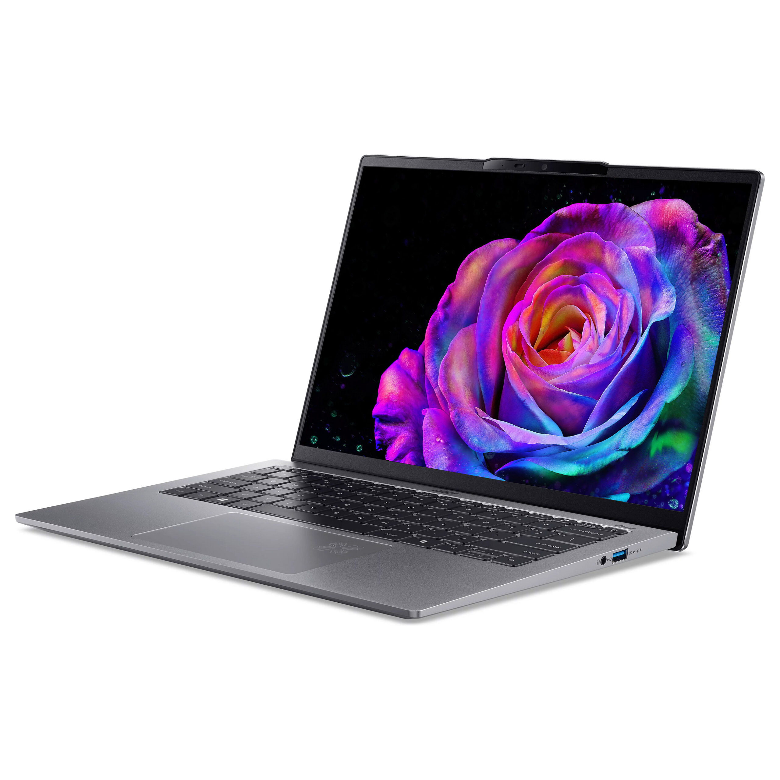 Laptop Acer Swift Go 14 AI OLED SFG14-64-R6MM / RYZ AI 7-350 / 32GB LPDDR5x / 1TB / 14" WUXGA OLED 60Hz / AMD Radeon 860M / DE - Argjend e Errët - Figura 3