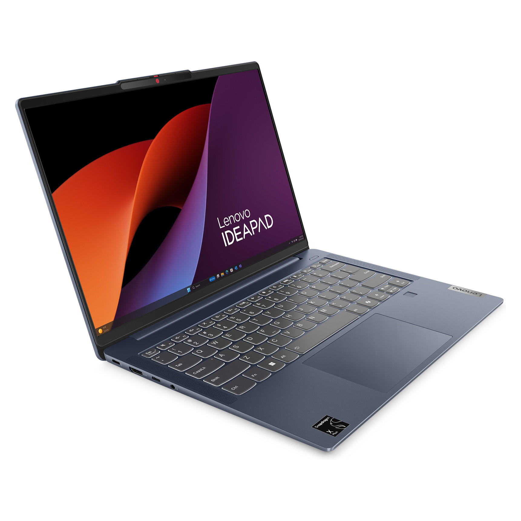 Laptop Lenovo IdeaPad 5 Slim / Snapdragon X1-26-100 / 16GB LPDDR5x / 512GB / 14" WUXGA OLED / Qualcomm Adreno GPU / DE - Blu - Figura 4