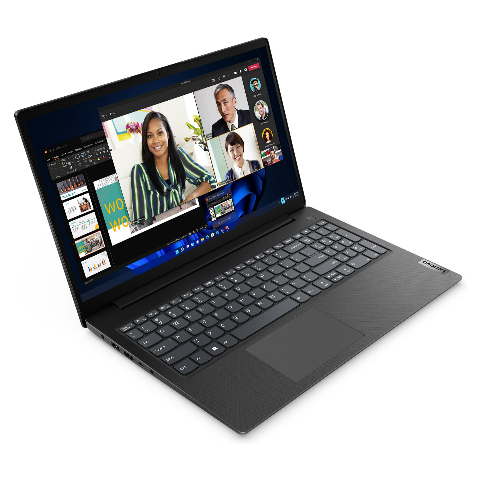 Laptop Lenovo V15 G4 / RYZ5 7520U / 16GB LPDDR5 / 256GB / 15.6" Full HD IPS AG / AMD Radeon 610M / DE - Zezë - Figura 2