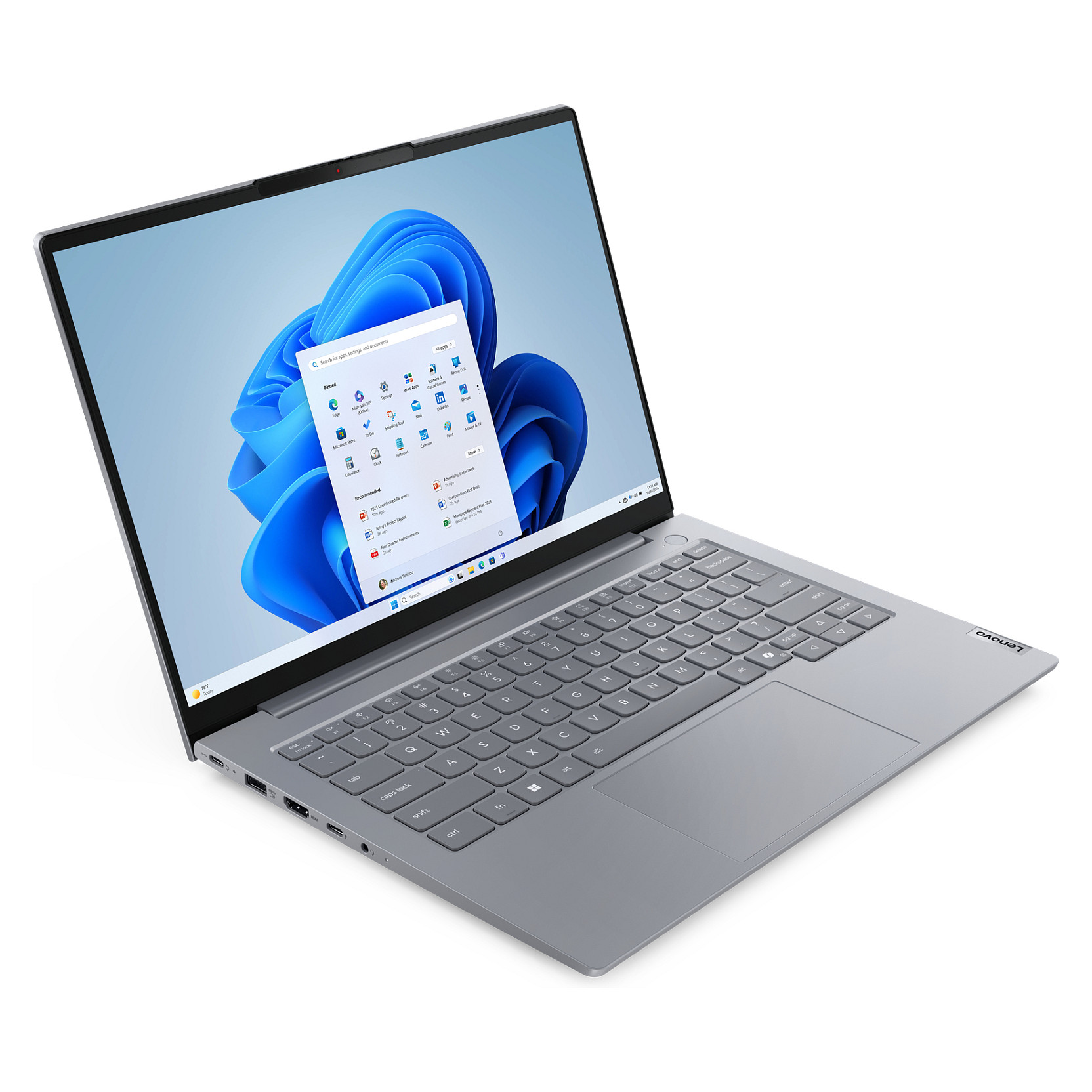 Laptop Lenovo ThinkBook14 G8 / Ultra 9 185H / 16GB DDR5 / 512GB / 14" WUXGA IPS AG 60Hz / Intel Arc Graphics / DE - Gri e Hpaur - Figura 2
