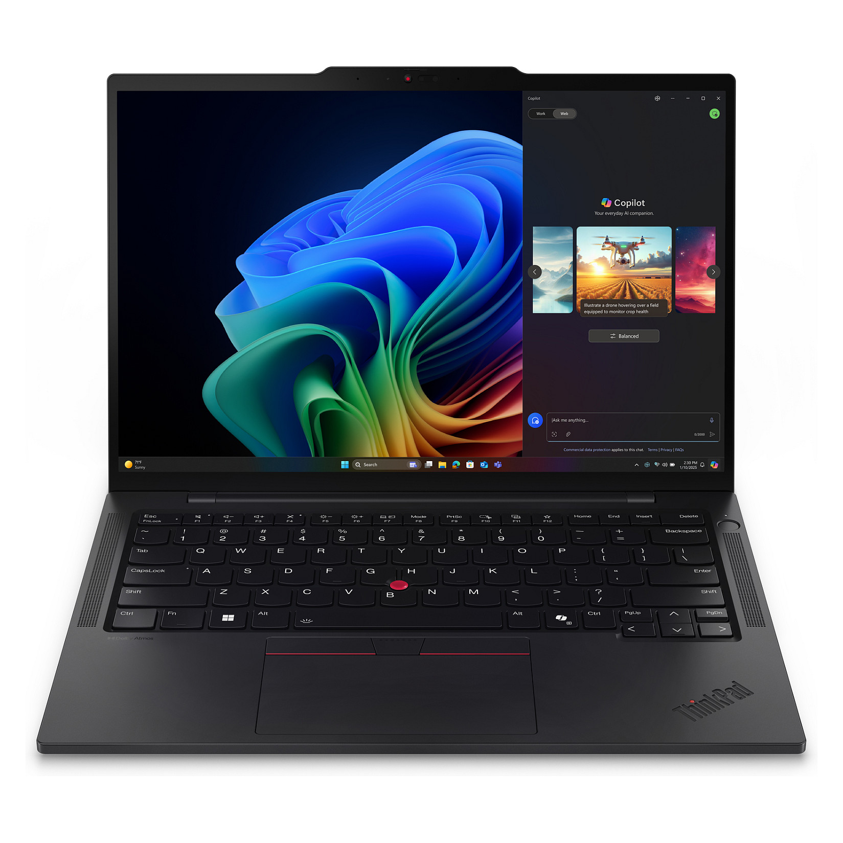 Laptop Lenovo ThinkPad T14s G6 / Ultra 7 258V / 32GB LPDDR5x / 512GB / 14" WUXGA IPS AG 60Hz / Intel Arc Graphics 140V / DE - Zezë
